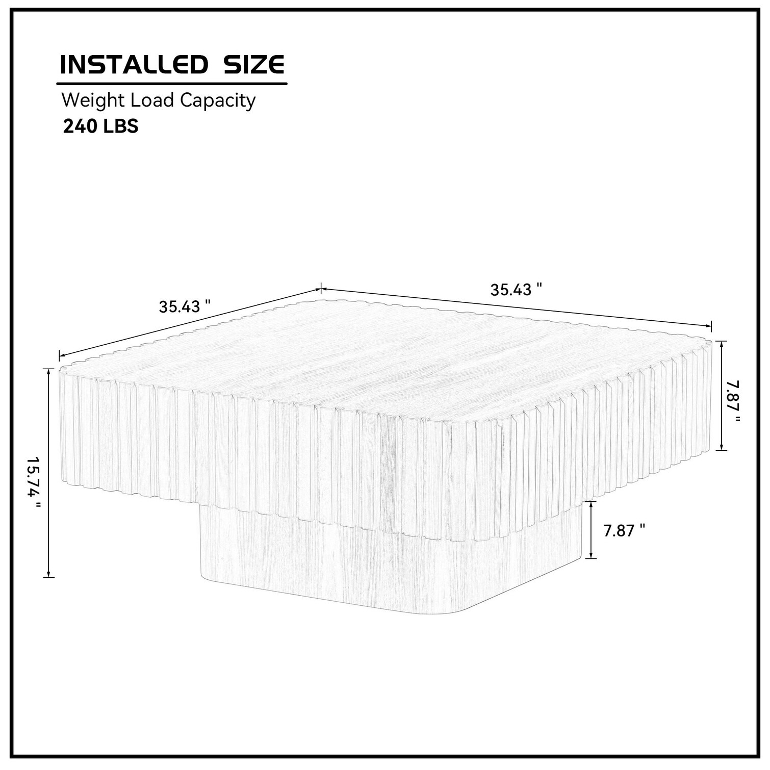 SunJet YHOWJTM3YY4P Coffee-Tables - View #5