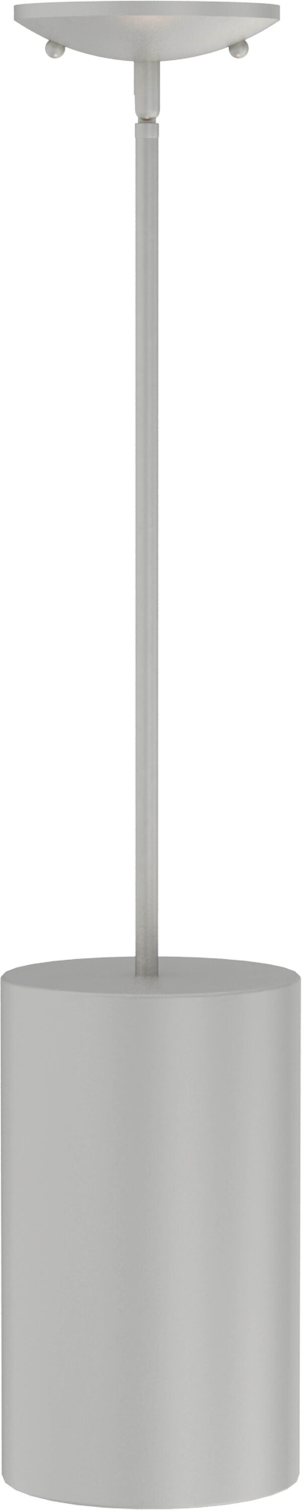 Volume International Silver Grey Modern Contemporary Cylinder Mini Hanging Pendant Light In The