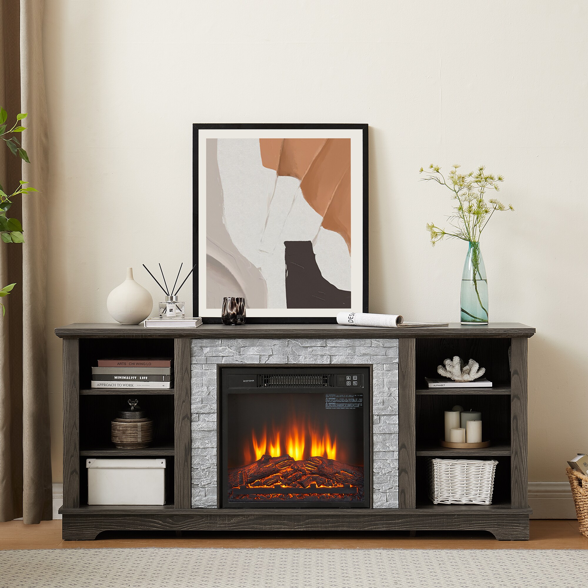 SINOFURN SYC160010GY Electric-Fireplaces - View #7