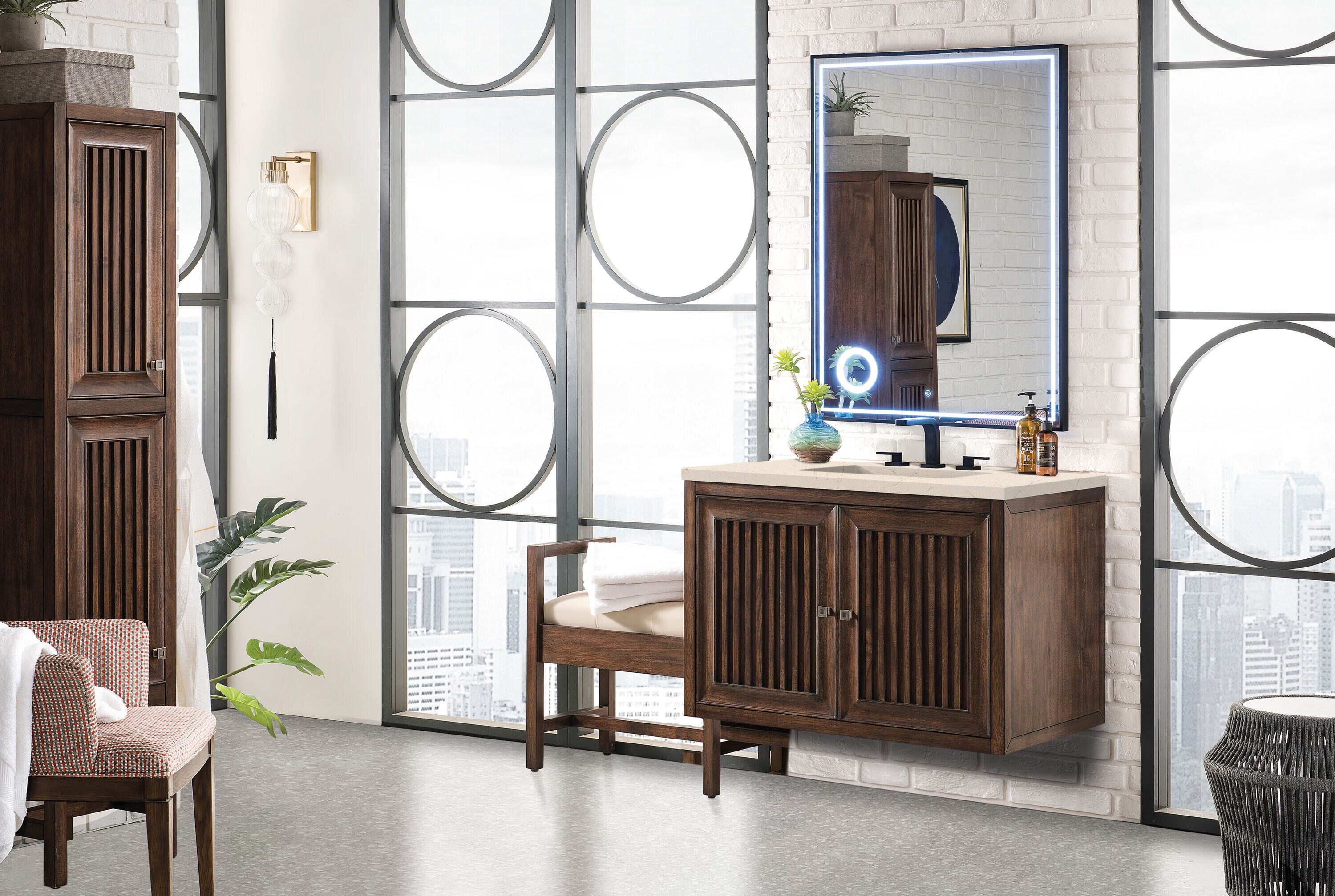 James Martin Vanities E645-V36-MCA-3EMR Bath-Vanity-Combo - View #4