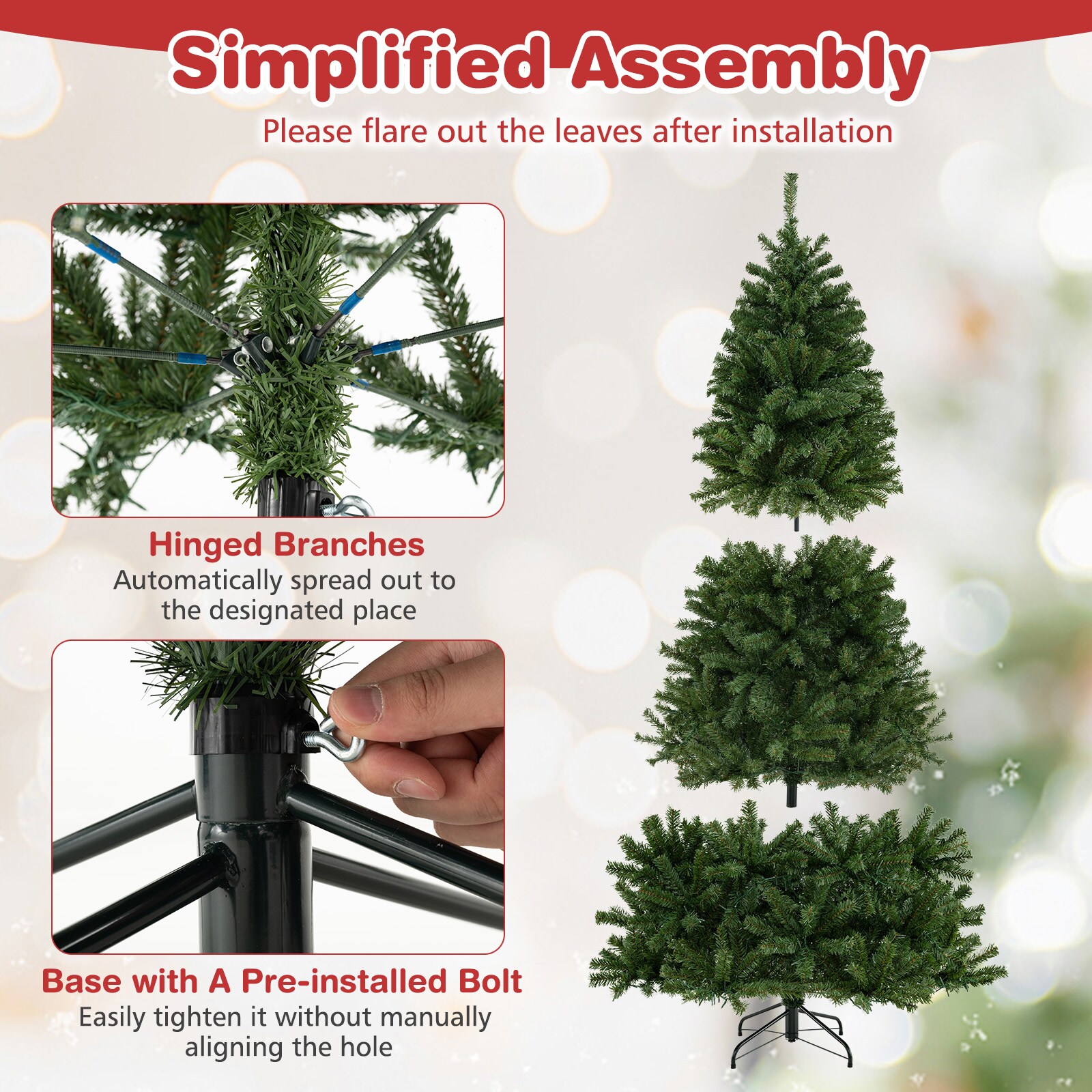 SUGIFT LW108SUGHY4182 Artificial-Christmas-Trees - View #4