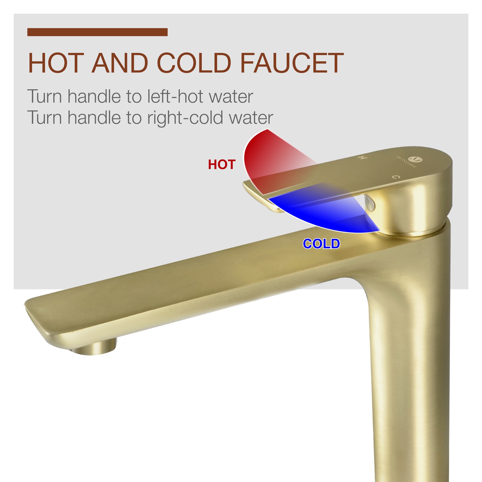 Mondawe MD2621BG Lavatory-Faucets - View #3