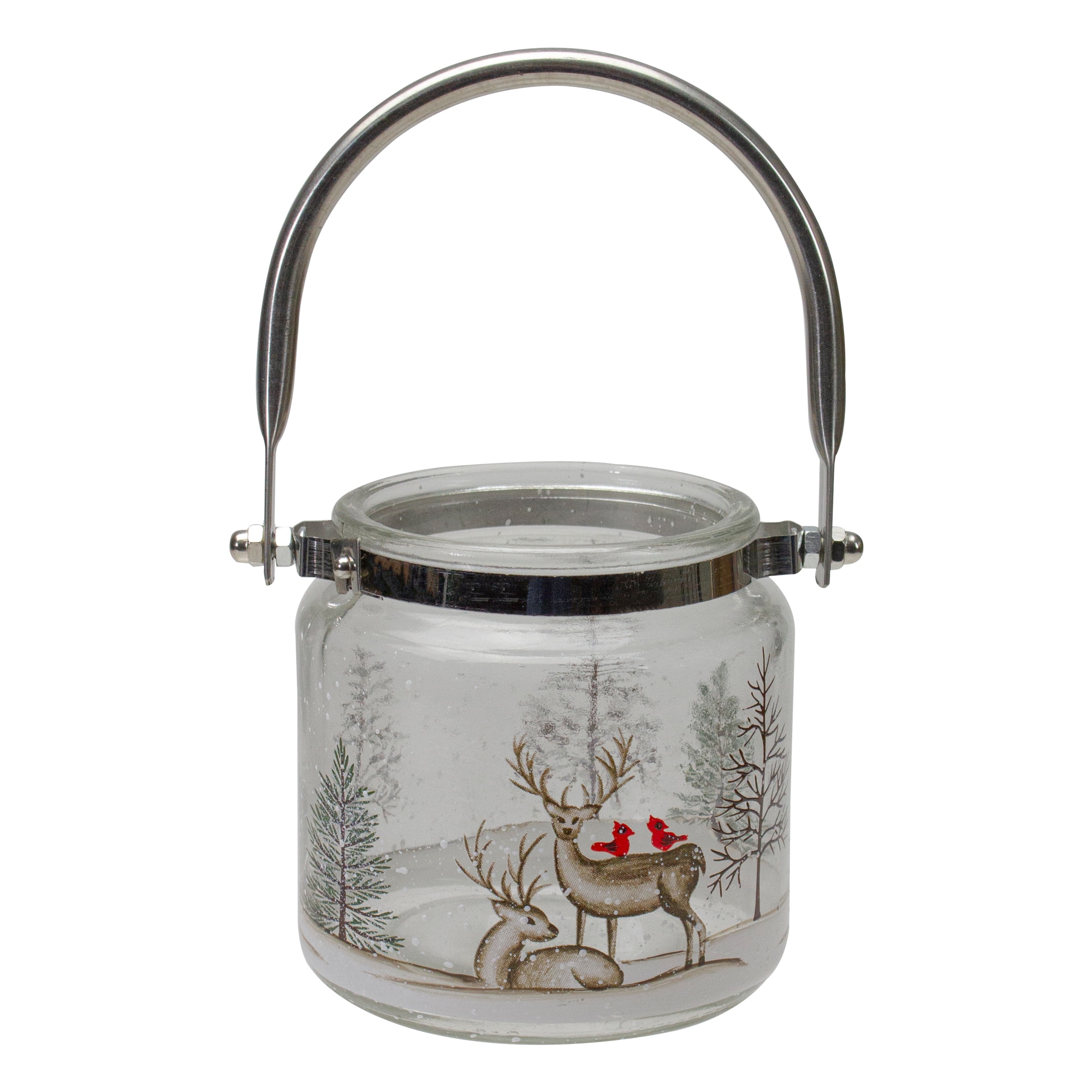 Northlight 34343692 1 Candle Glass Tea light Candle Holder