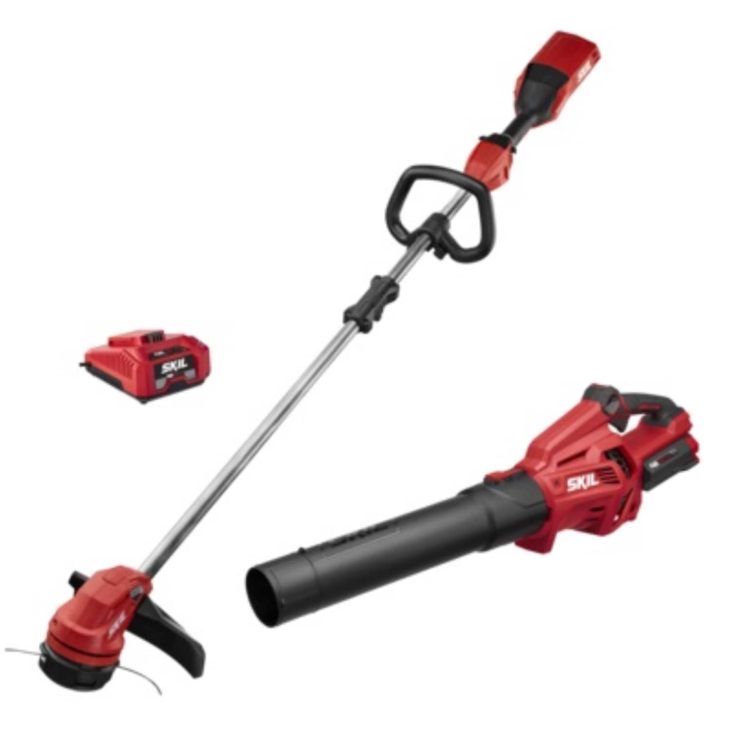 SKIL CB7478-10 PWR CORE 40 40-volt Cordless Battery String Trimmer and Leaf Blower and Combo Kit 2.5 Ah (Battery Included) (Charger Included)