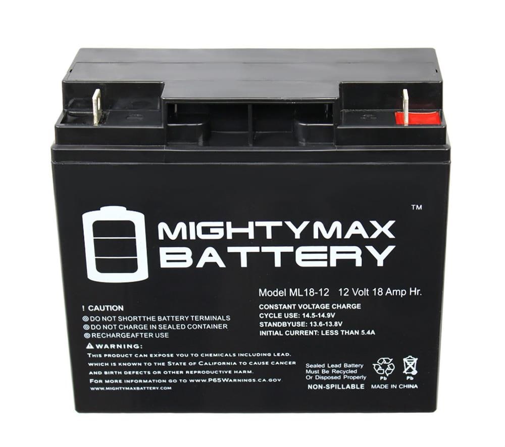 Mighty Max Battery 12V 18AH for Generac 7500 EXL Portable Generator  Rechargeable Sealed Lead Acid 12180 Backup Power Batteries in the Device  Replacement Batteries department at