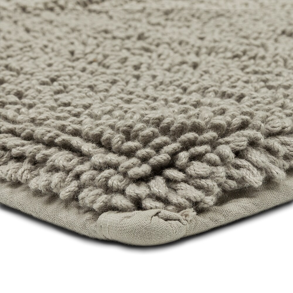 Mohawk Home Classic Cotton II Bath 21-in x 34-in Twilight Cotton Bath Mat  in the Bathroom Rugs & Mats department at