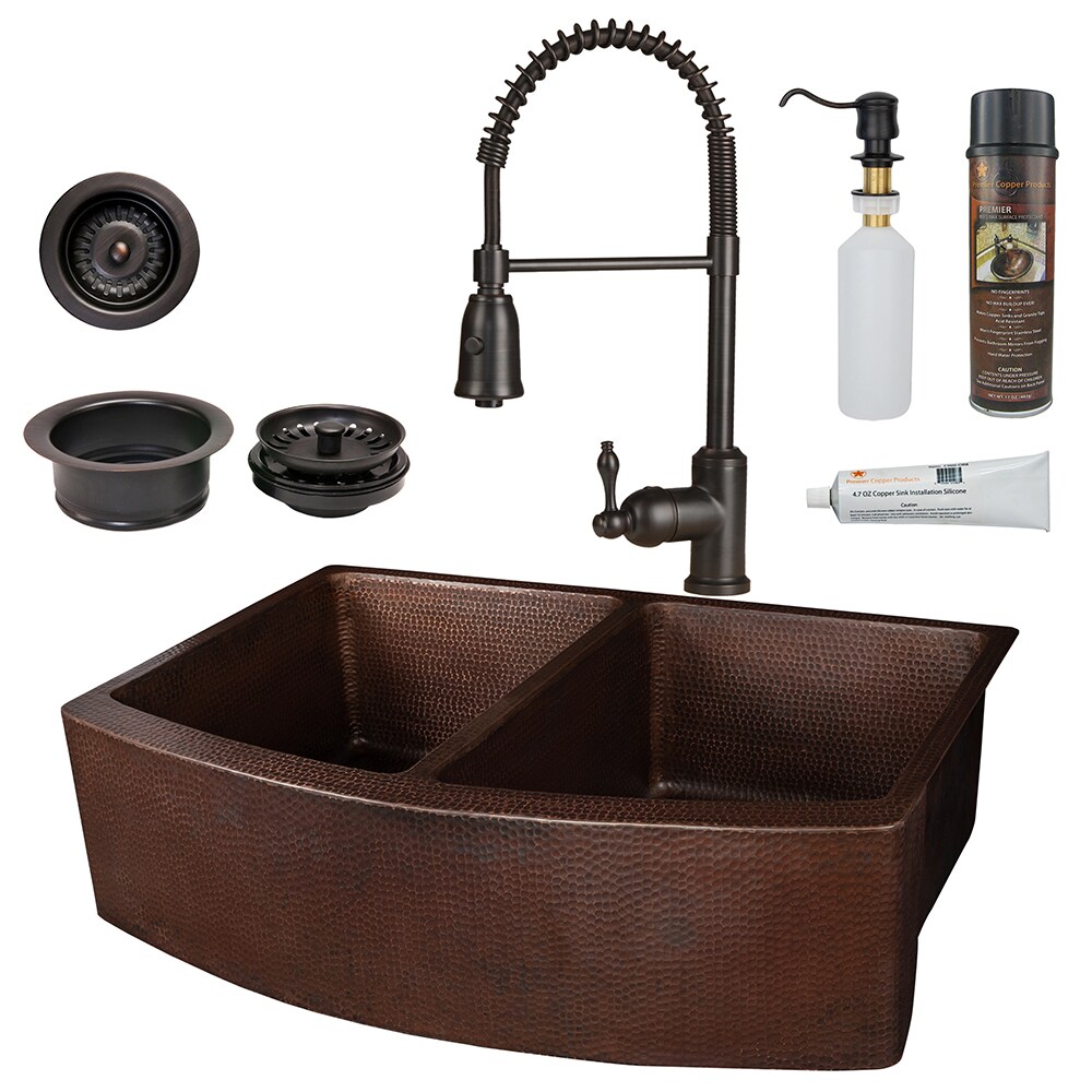 Premier Copper Products D-130ORB 3.5 in. Deluxe Garbage Disposal Drain with Basket - Oil Rubbed Bronze