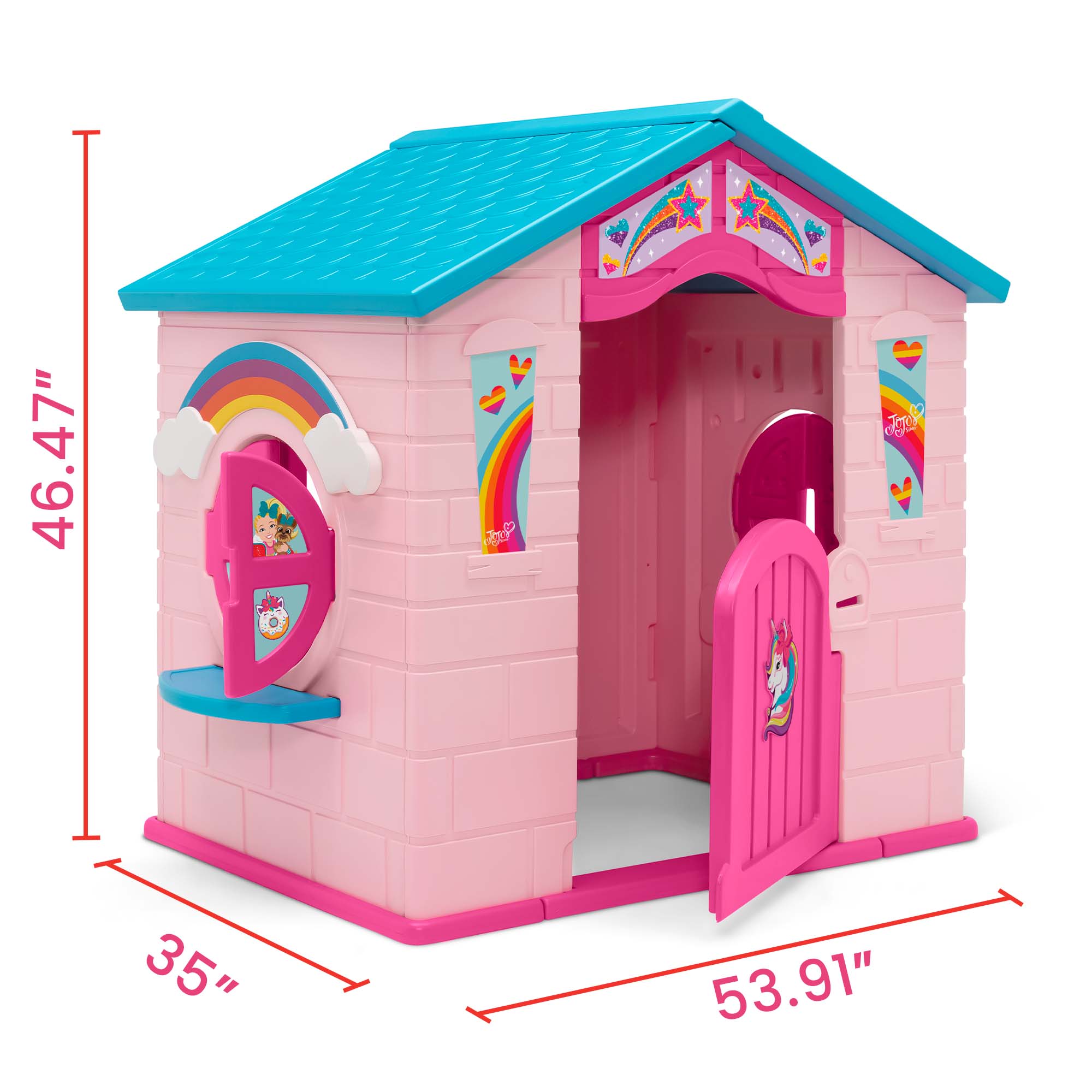 Delta Children 4.5-ft x 2.92-ft x 5.12-ft Outdoor Playhouse in the 