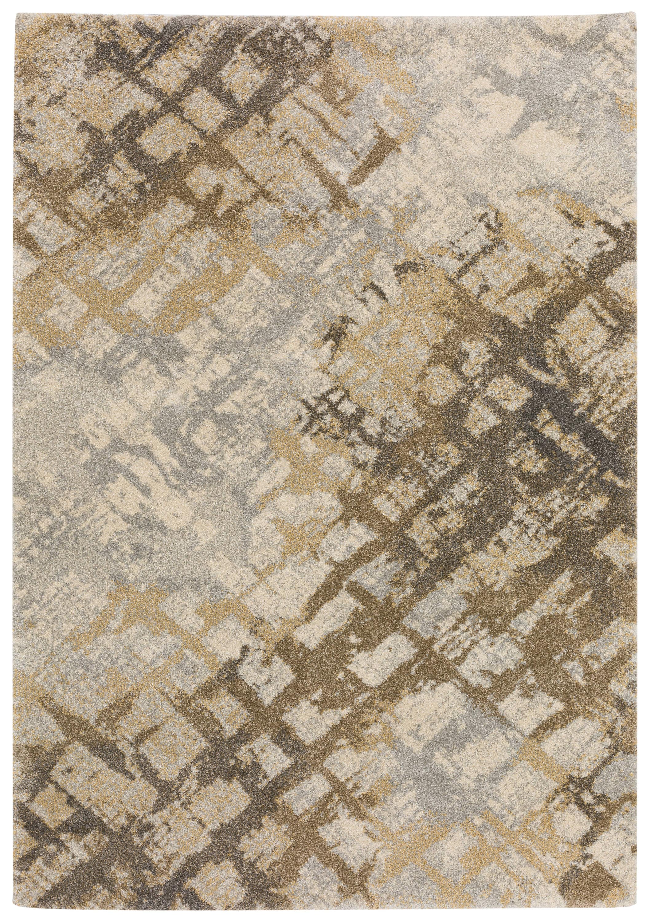 Addison Rugs ABK38GR5X7 Barkley 5 x 7 (ft) Polypropylene Grey Rectangular Indoor Abstract Bohemian/Eclectic Area rug