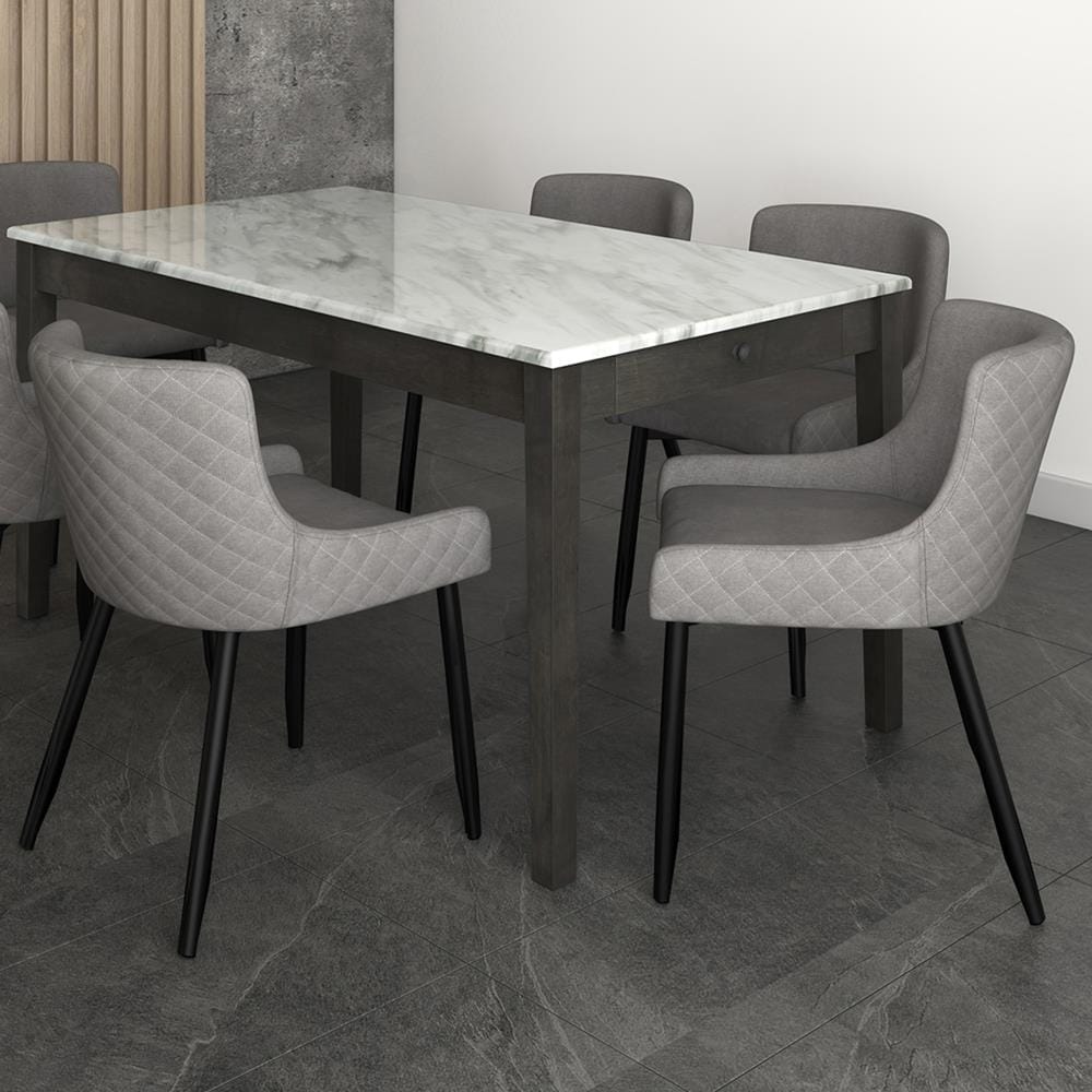 Worldwide Homefurnishings 202-086GY/BK Dining-Chairs - View #2