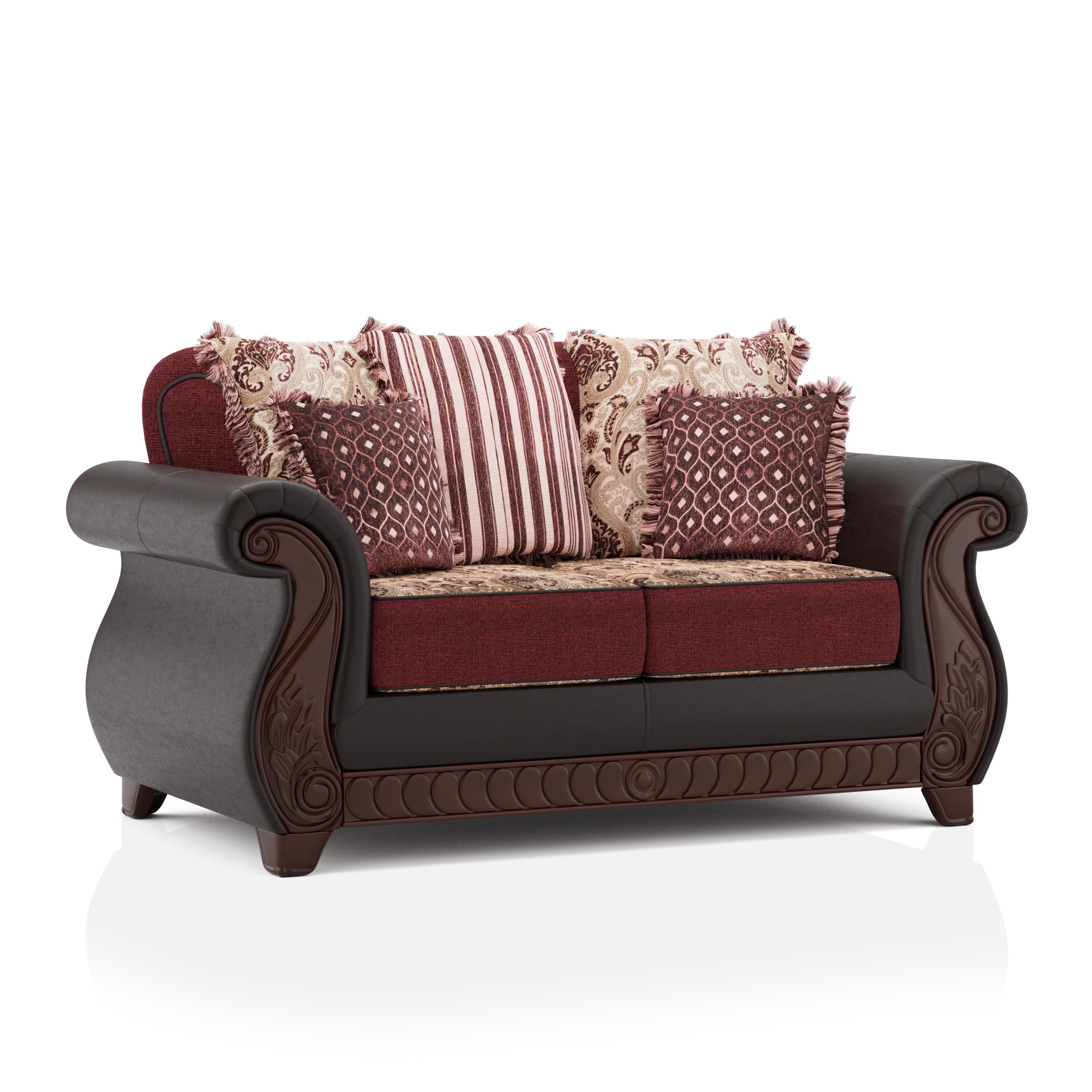 Furniture of America IDF-6107-LV Sofas-Loveseats - View #3