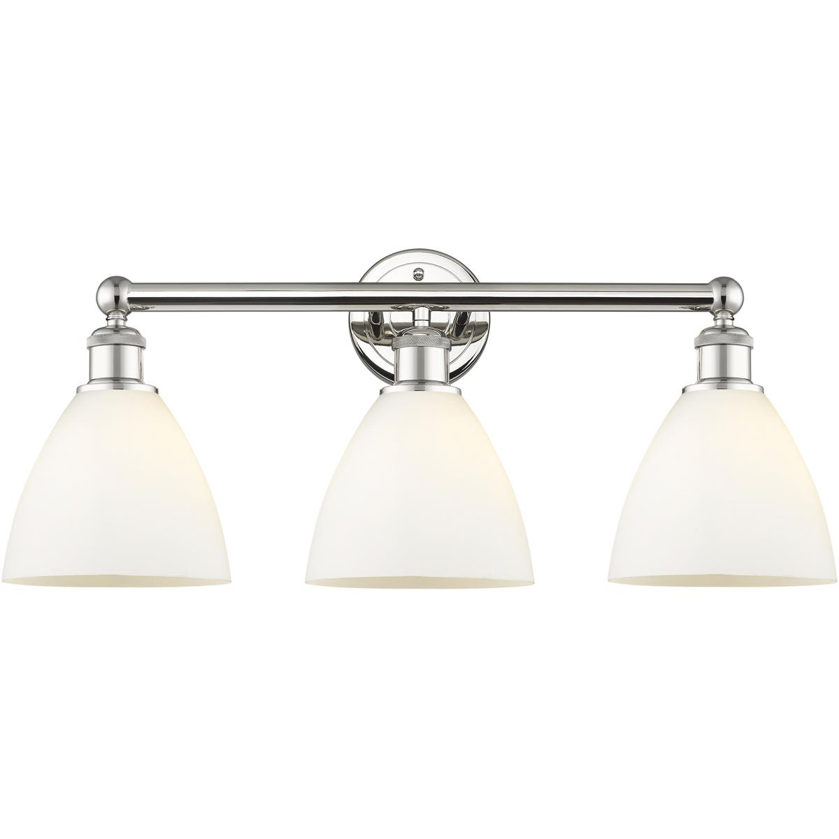 Innovations Lighting -  616-3W-PN-GBD-751 Bristol Glass Bathroom Vanity Light Polished Nickel