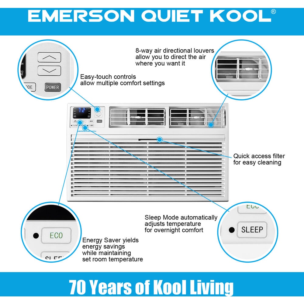 emerson thru wall air conditioners