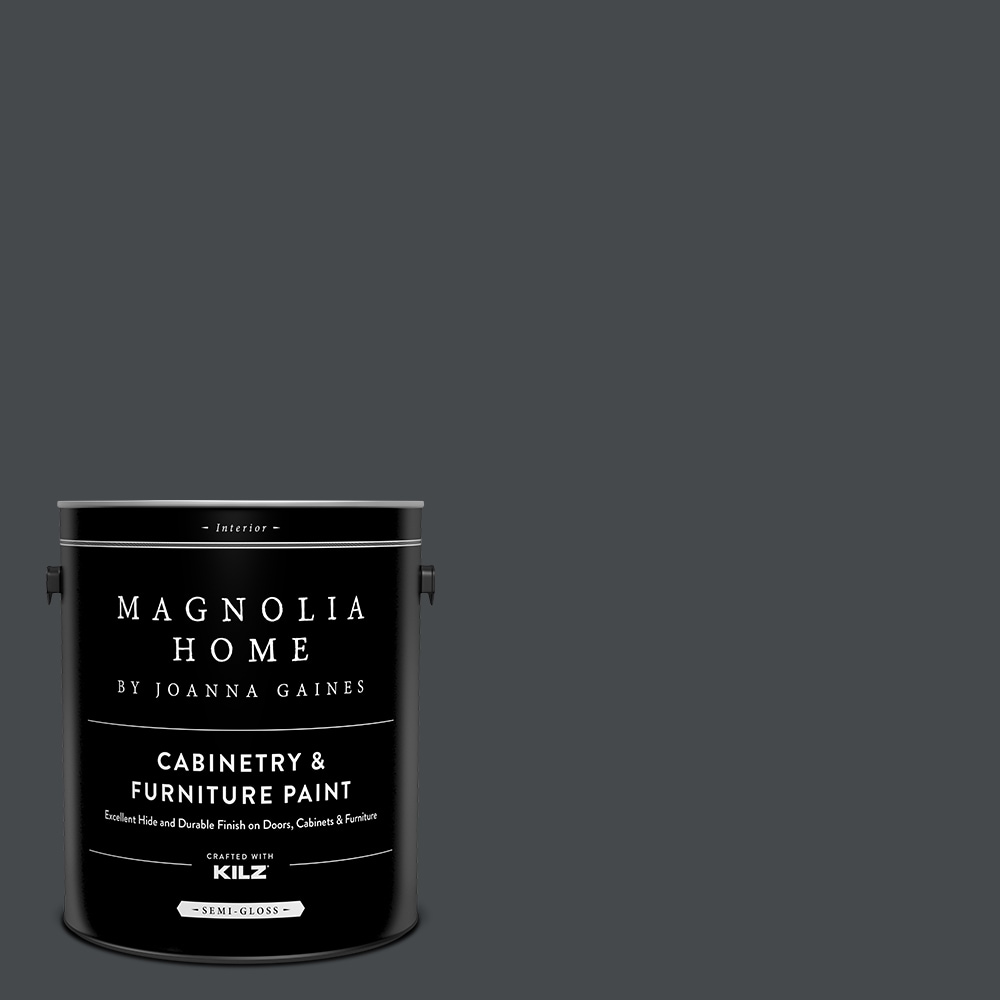 Magnolia Home MAG017-4082238  by Joanna Gaines Semi-gloss Blackboard MAG017 Tintable Cabinet Furniture Paint Enamel ( 1-gallon )