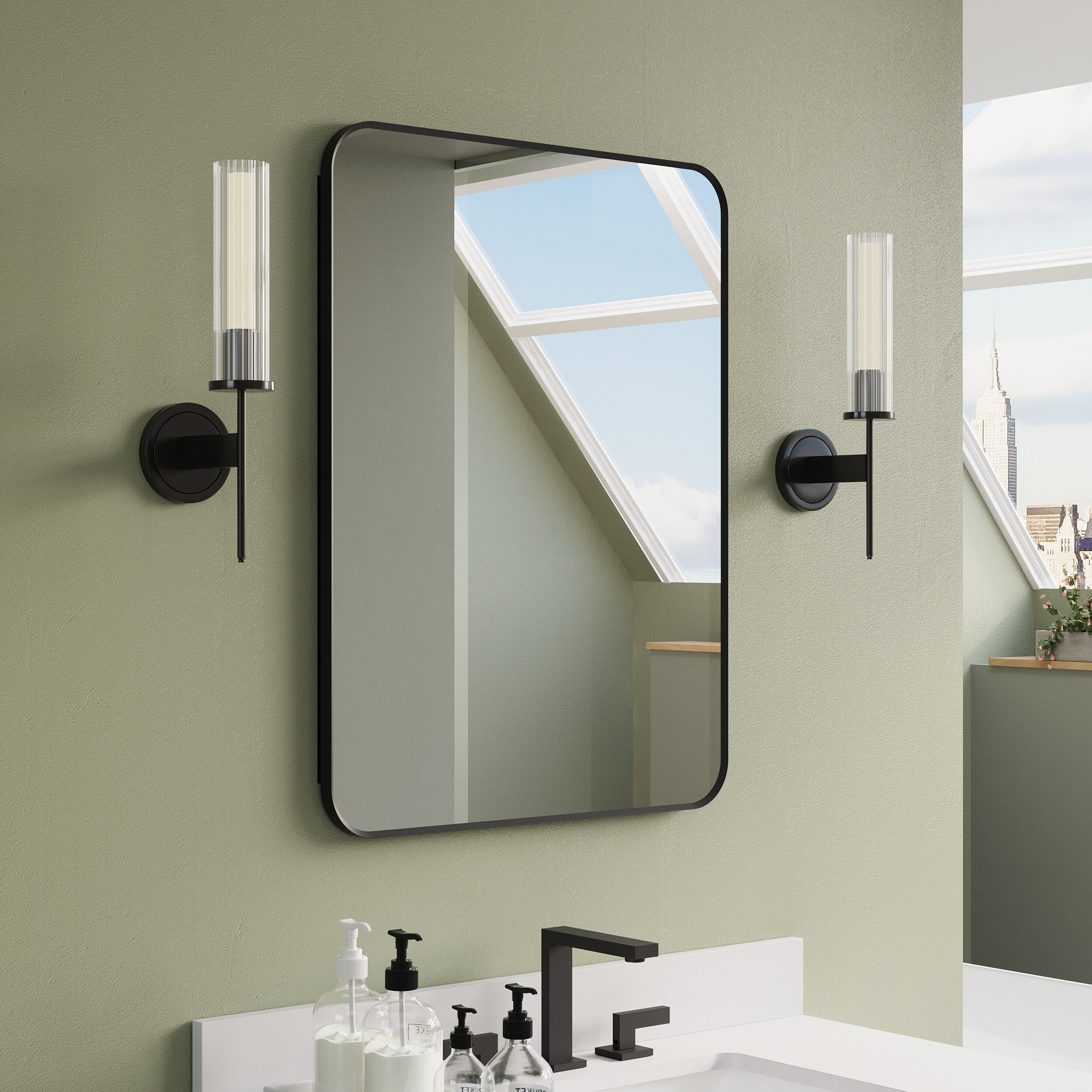 Forclover MCLE-2432MB-LR Bathroom-Medicine-Cabinets - View #12