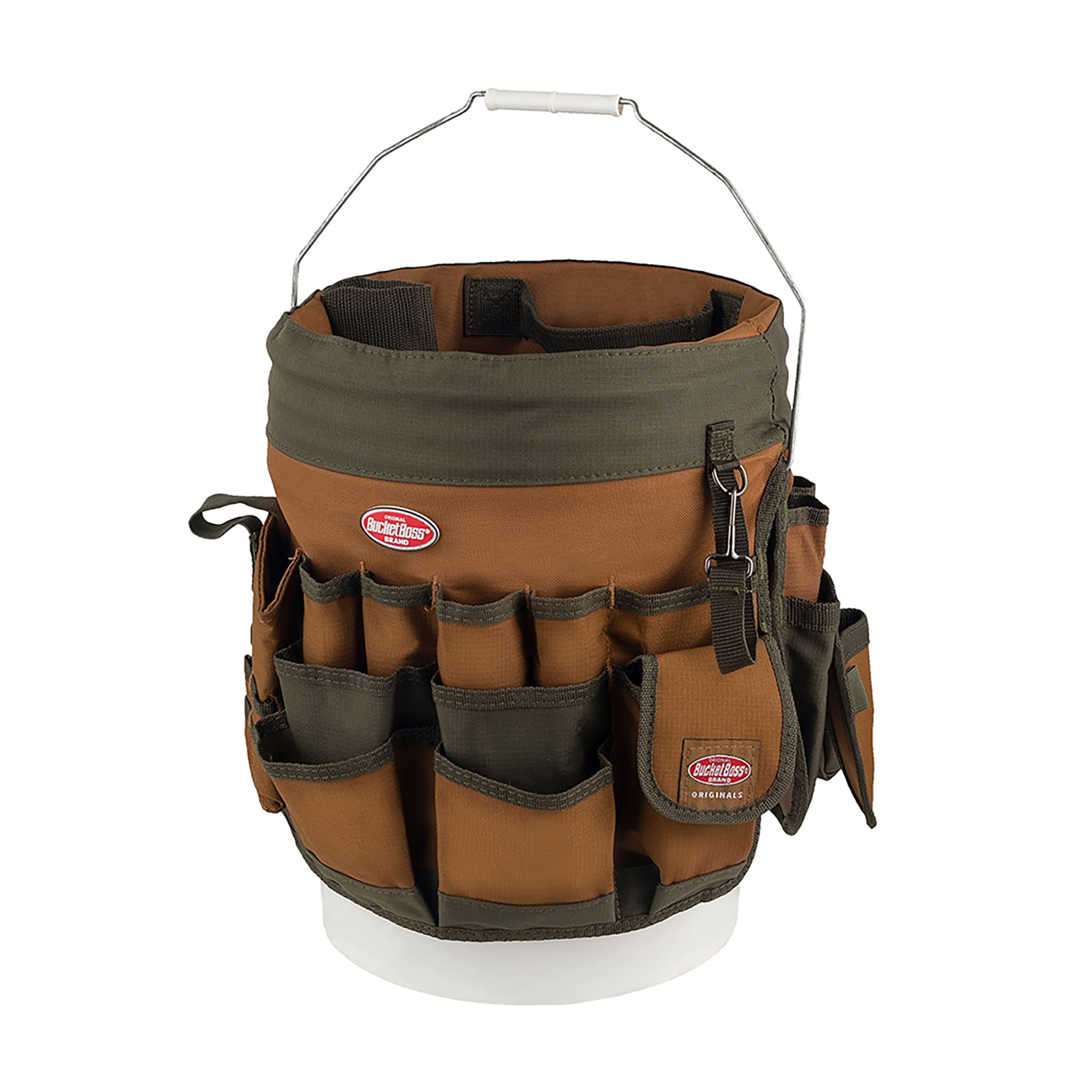Bucket Boss 56 Brown Polyester 11-in 5-Gallon Bucket Organizer in the Tool  Bags department at