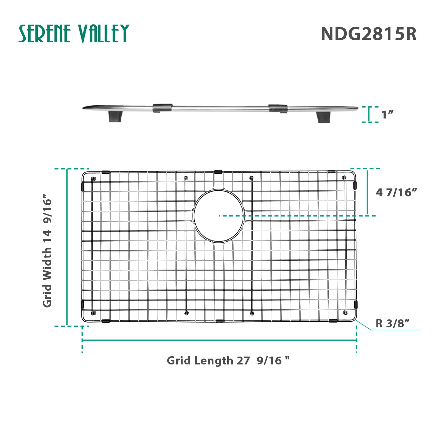 Serene Valley NDG2815R Sink-Grids - View #2