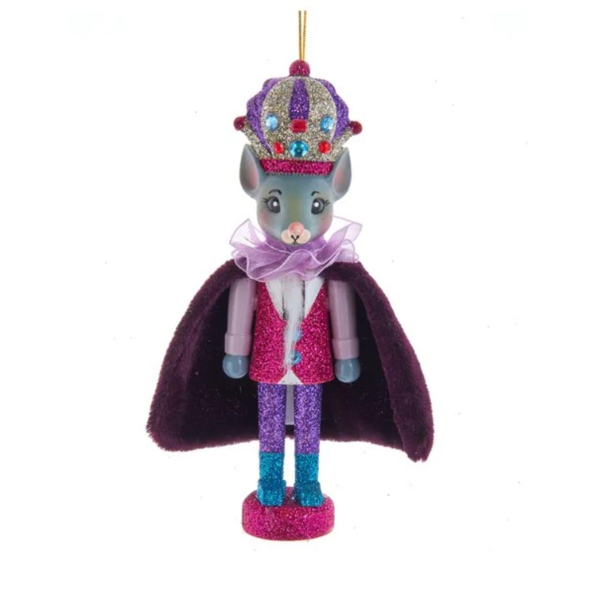 Kurt S. Adler 086131691928 Kurt Adler Ornament For Christmas Tree - Hollywood Nutcracker Ornament - Mouse King