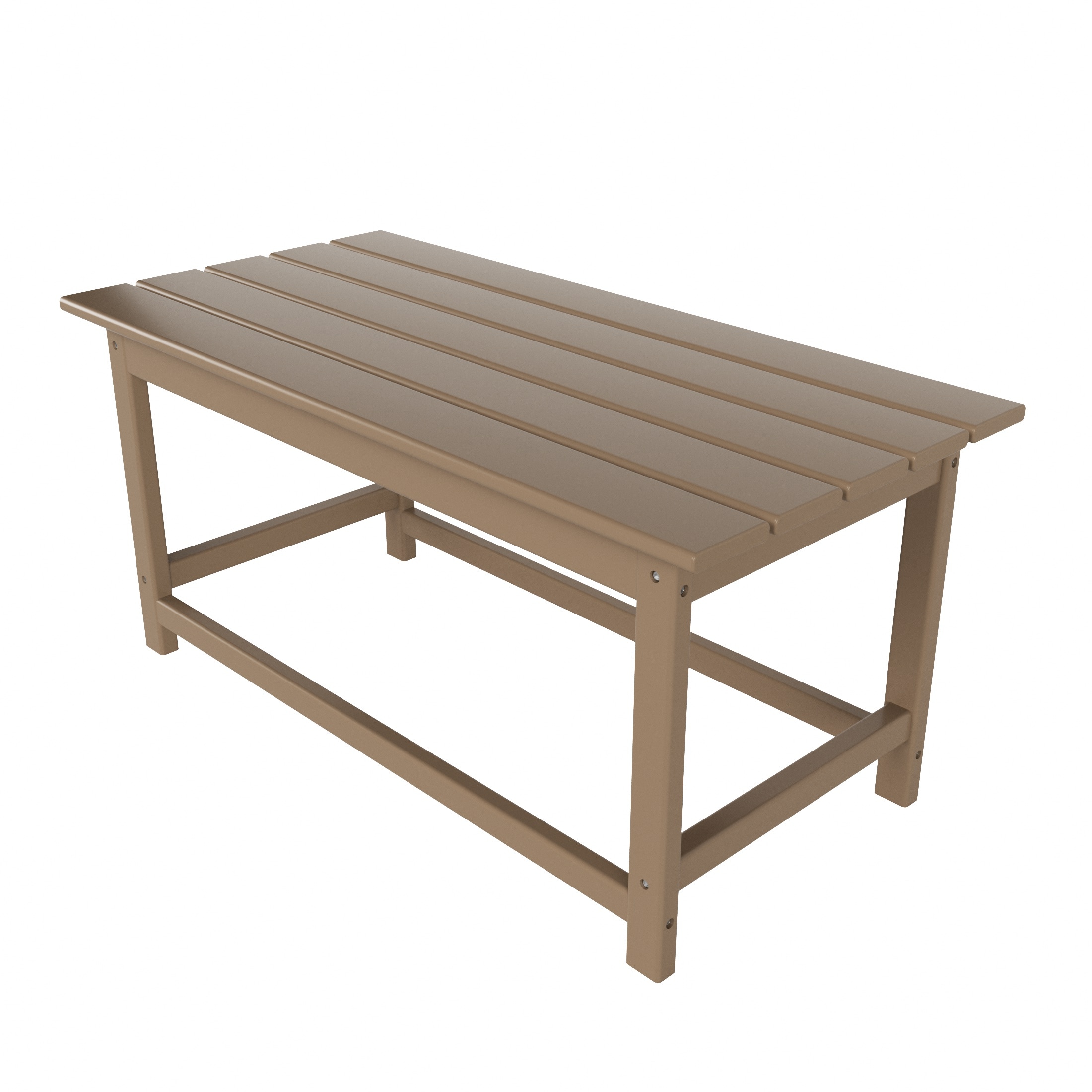 Westin Furniture 2001-CT-WW Laguna Rectangle Coffee Table 17.5-in W x 35.3-in L