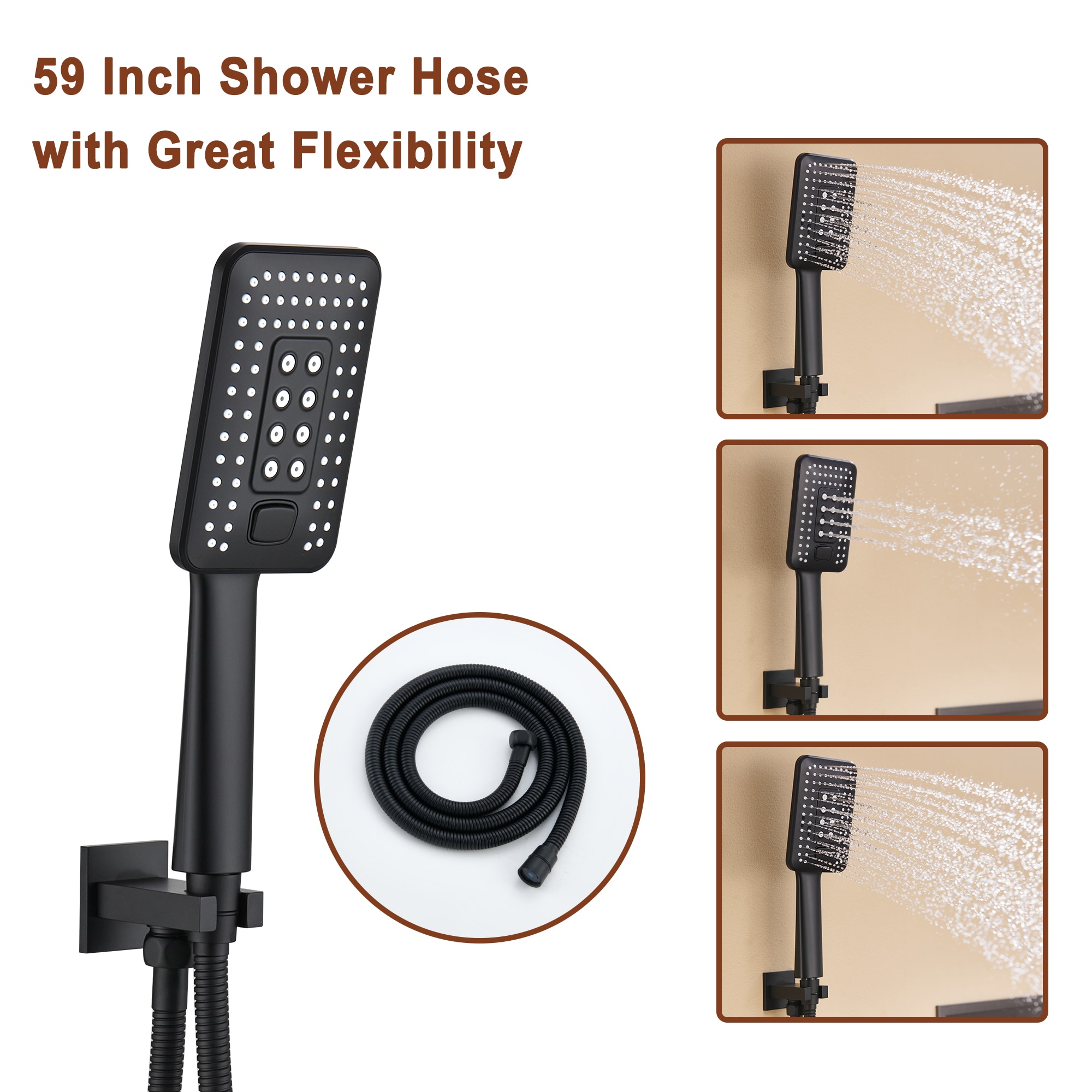 Mondawe MO-DTB5091MB Showerhead-Bar-Panels - View #7