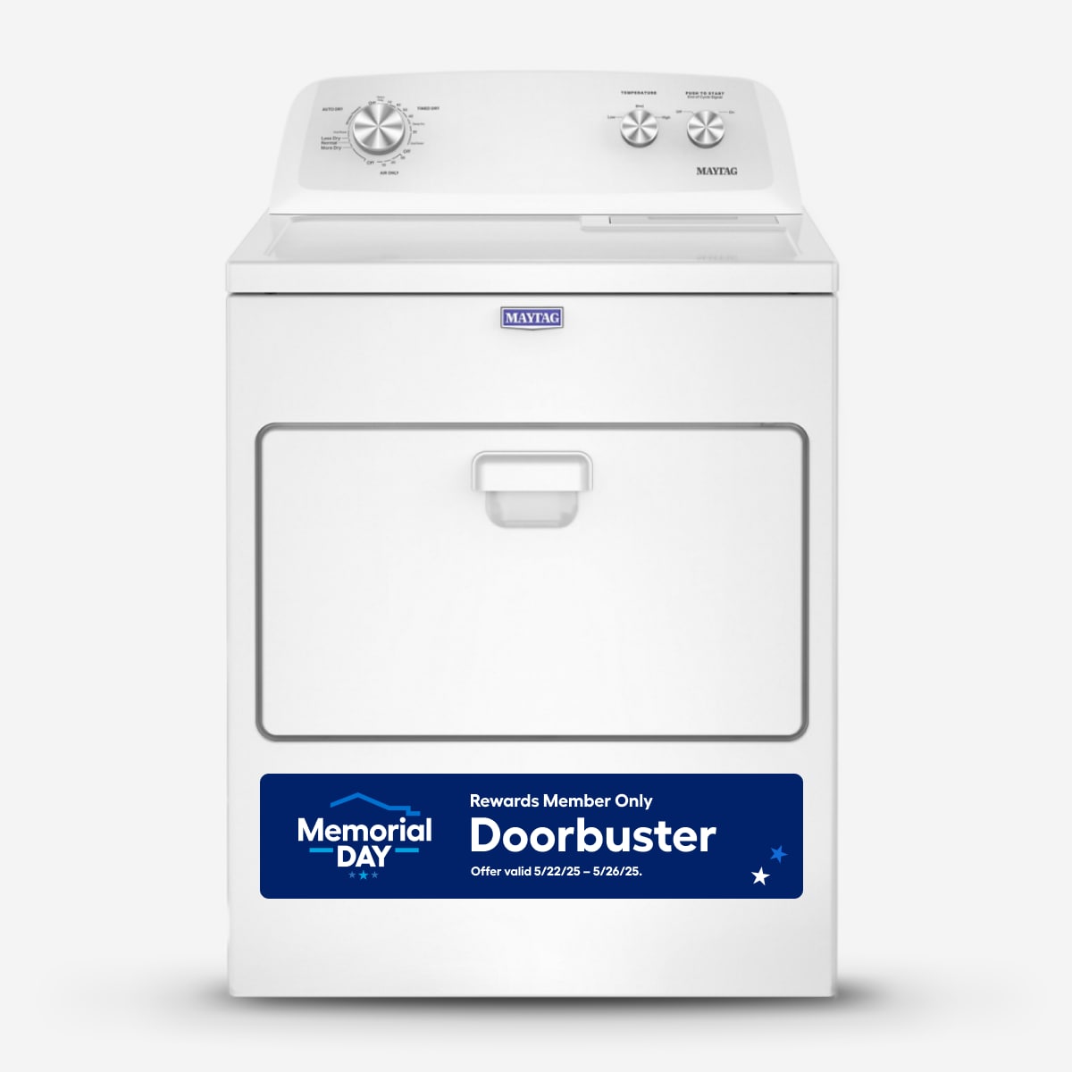 Maytag MED4005SW 7-cu ft Vented Electric Dryer ( White )