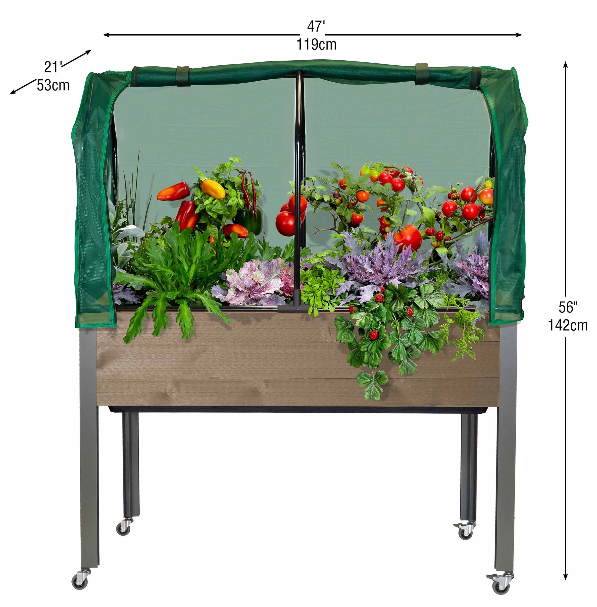 CedarCraft CCSW2147ABN-GB Raised-Garden-Beds - View #4