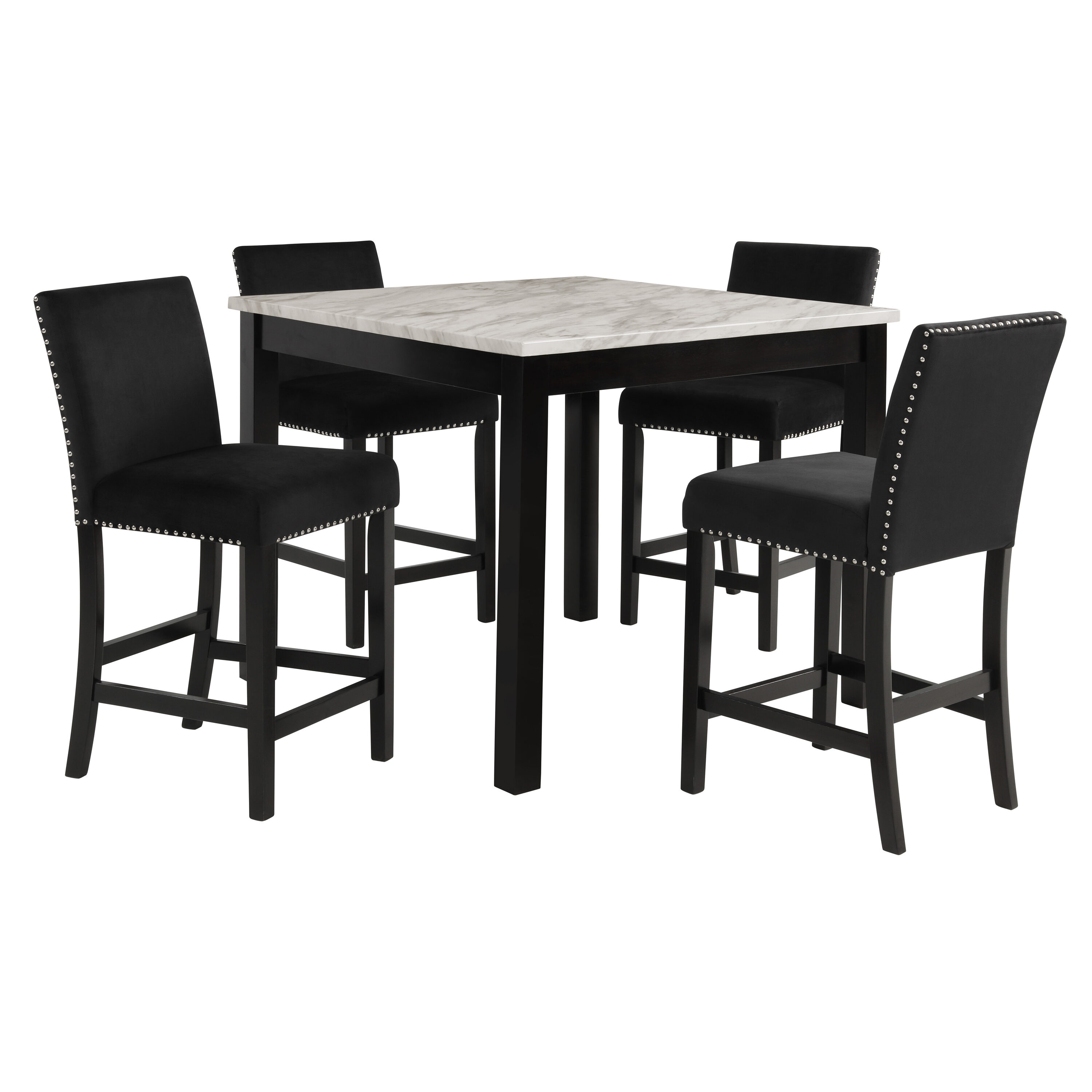 New Classic Furniture D400-52S-BLK Dining-Sets - View #2