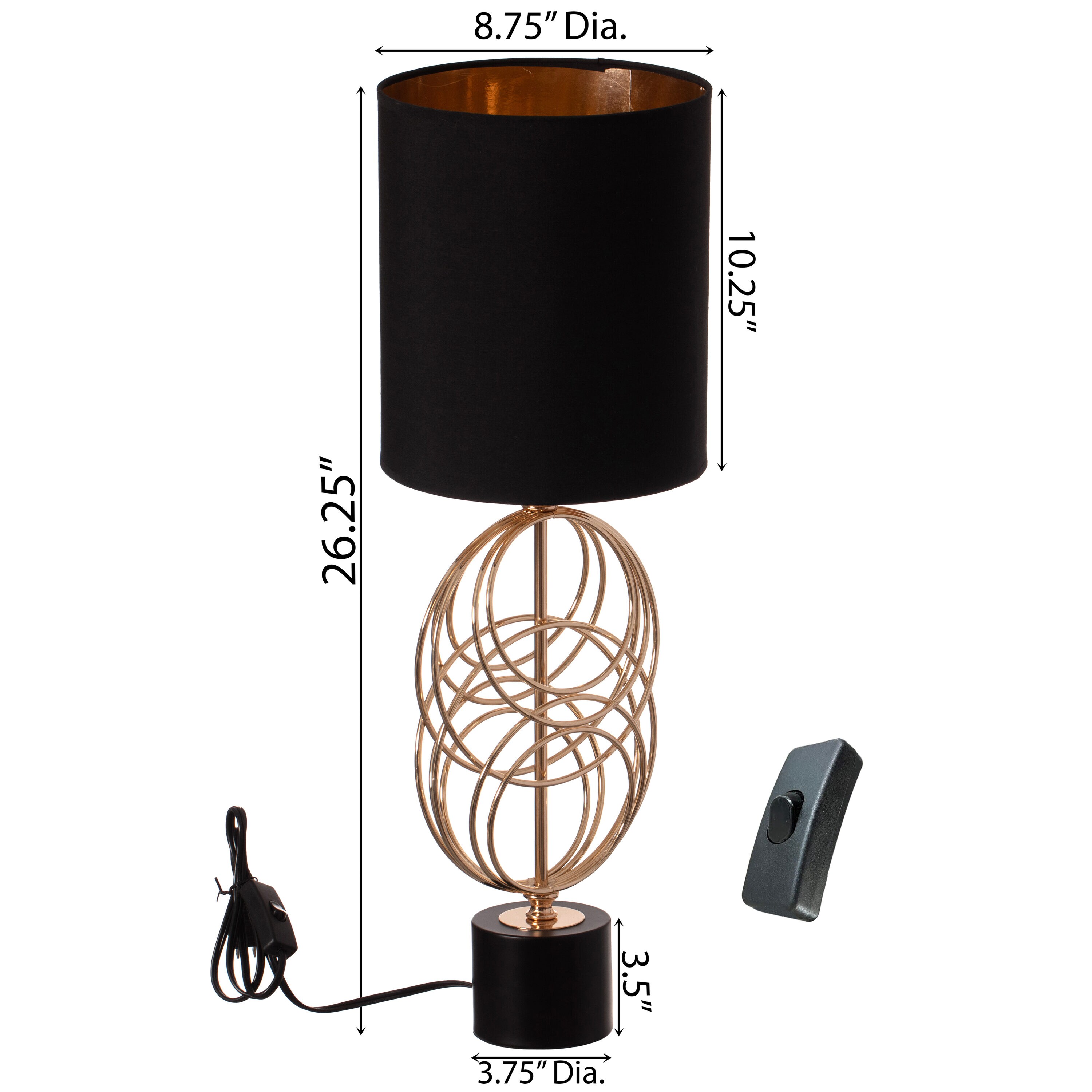 Quickway Imports QI004584.2 Table-Lamps - View #4