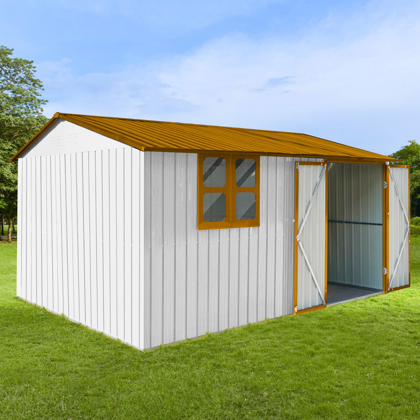LOVMOR SF-M-W1350S00055 Metal-Storage-Buildings-Sheds - View #5