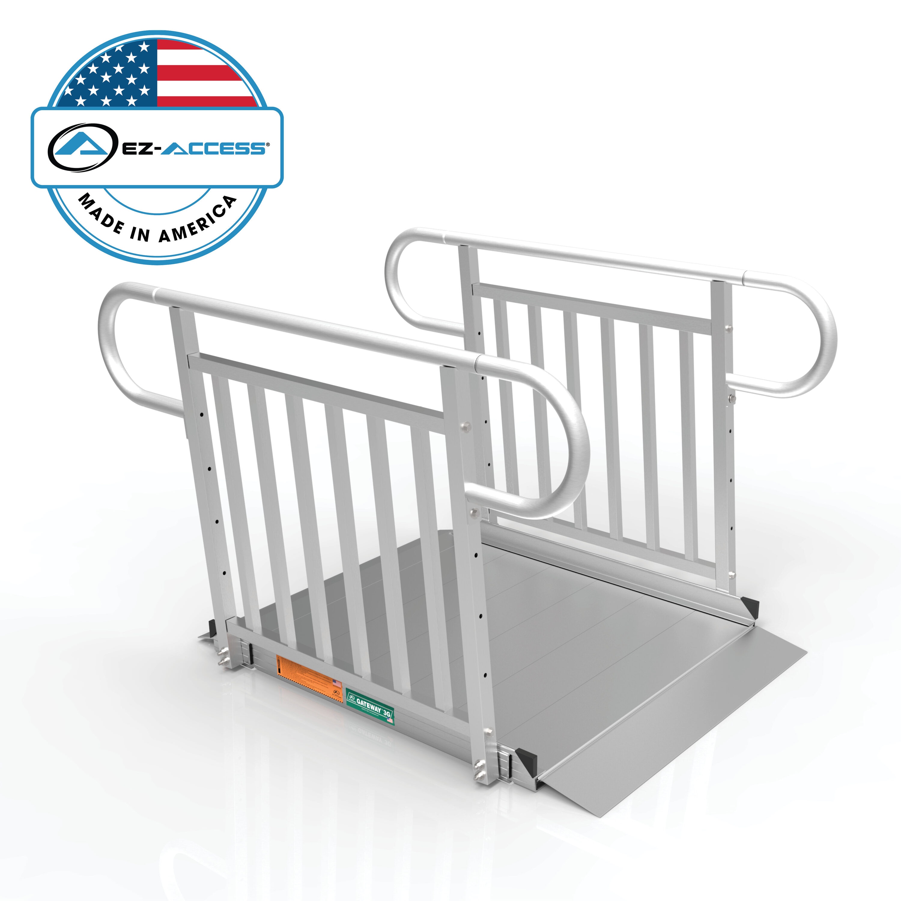 EZ-ACCESS GATEWAY3G 04VP 4-Feet x 36-Inches Aluminum Portable Entryway Wheelchair Ramp