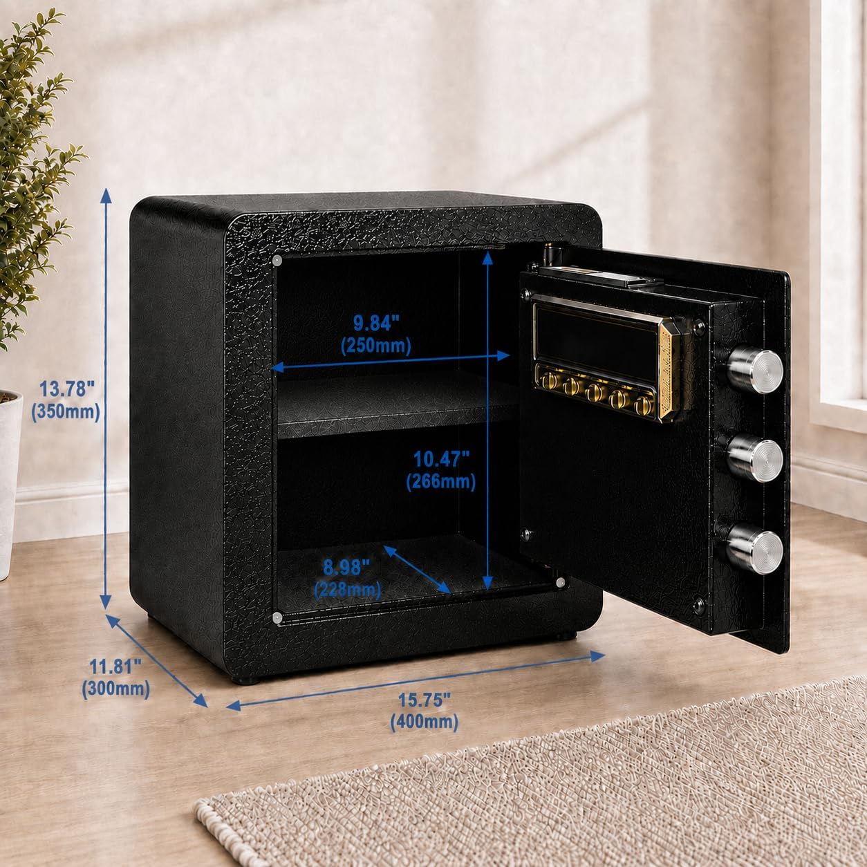IdealHouse BZI602E8I9Z0FQ3 Chest-Safes - View #3