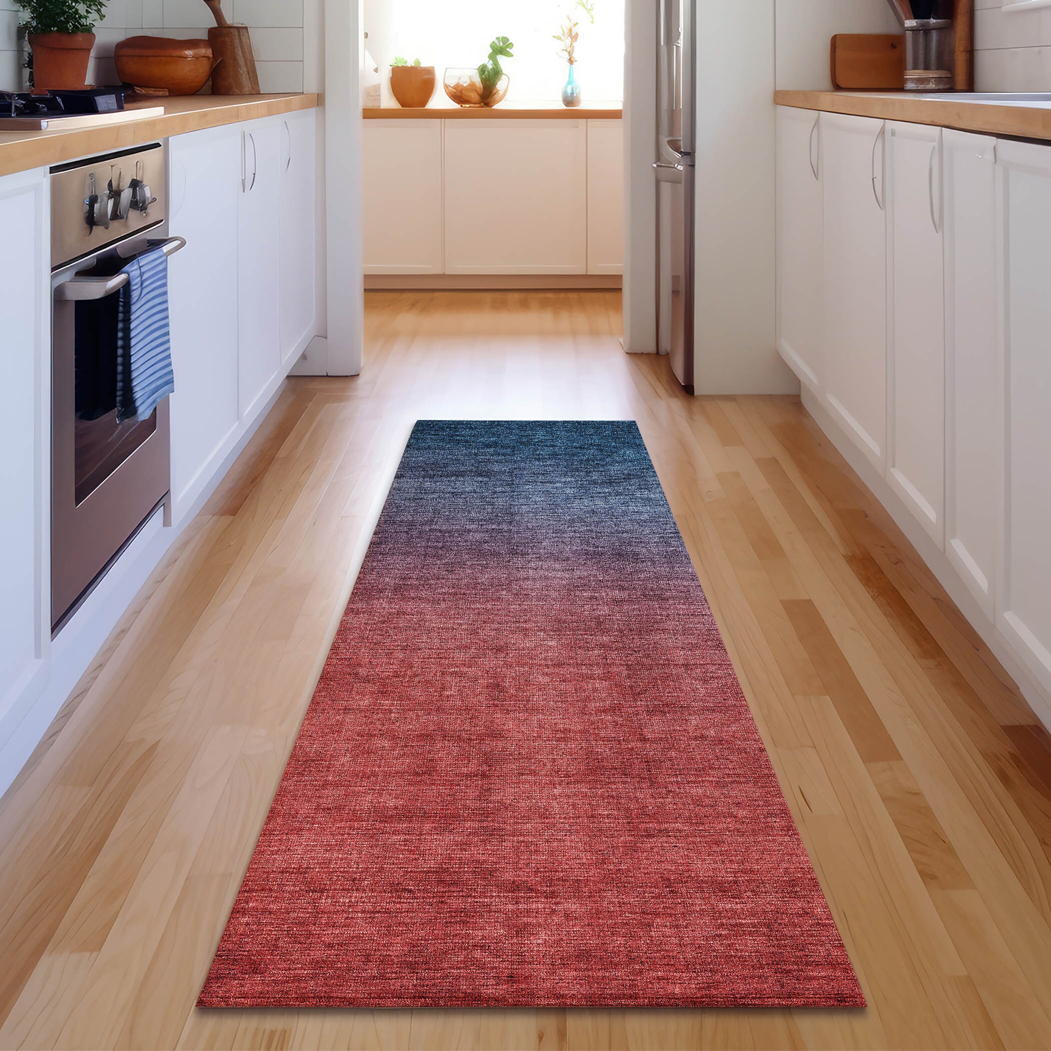 Addison Rugs AMF587NA2X8 Mayfield AMF587NA 2 x 7 (ft) Loomed Polyester Navy Rectangular Indoor Geometric Machine washable Area rug