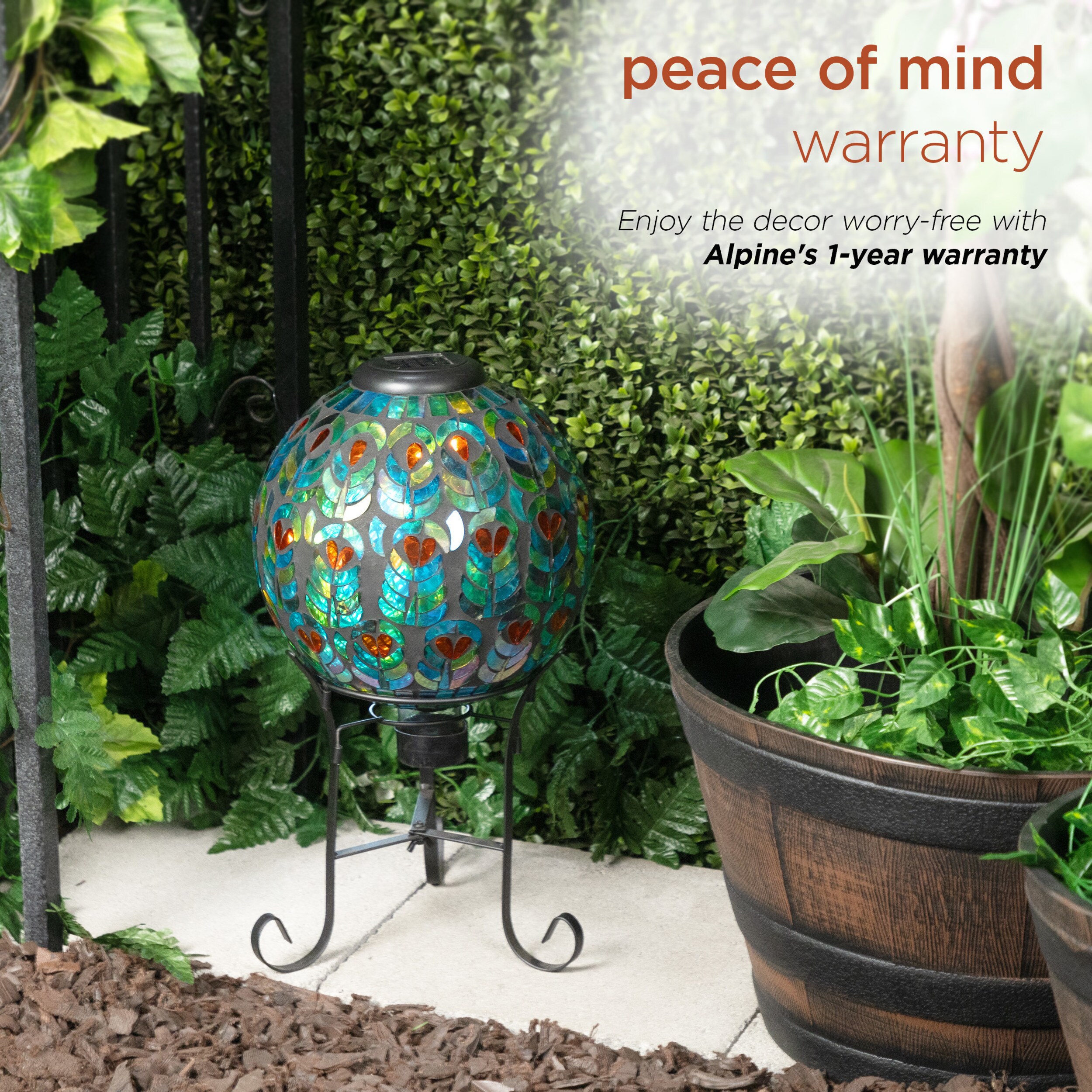 Alpine Corporation GRS926A-SLR Gazing-Ball-Stand - View #9
