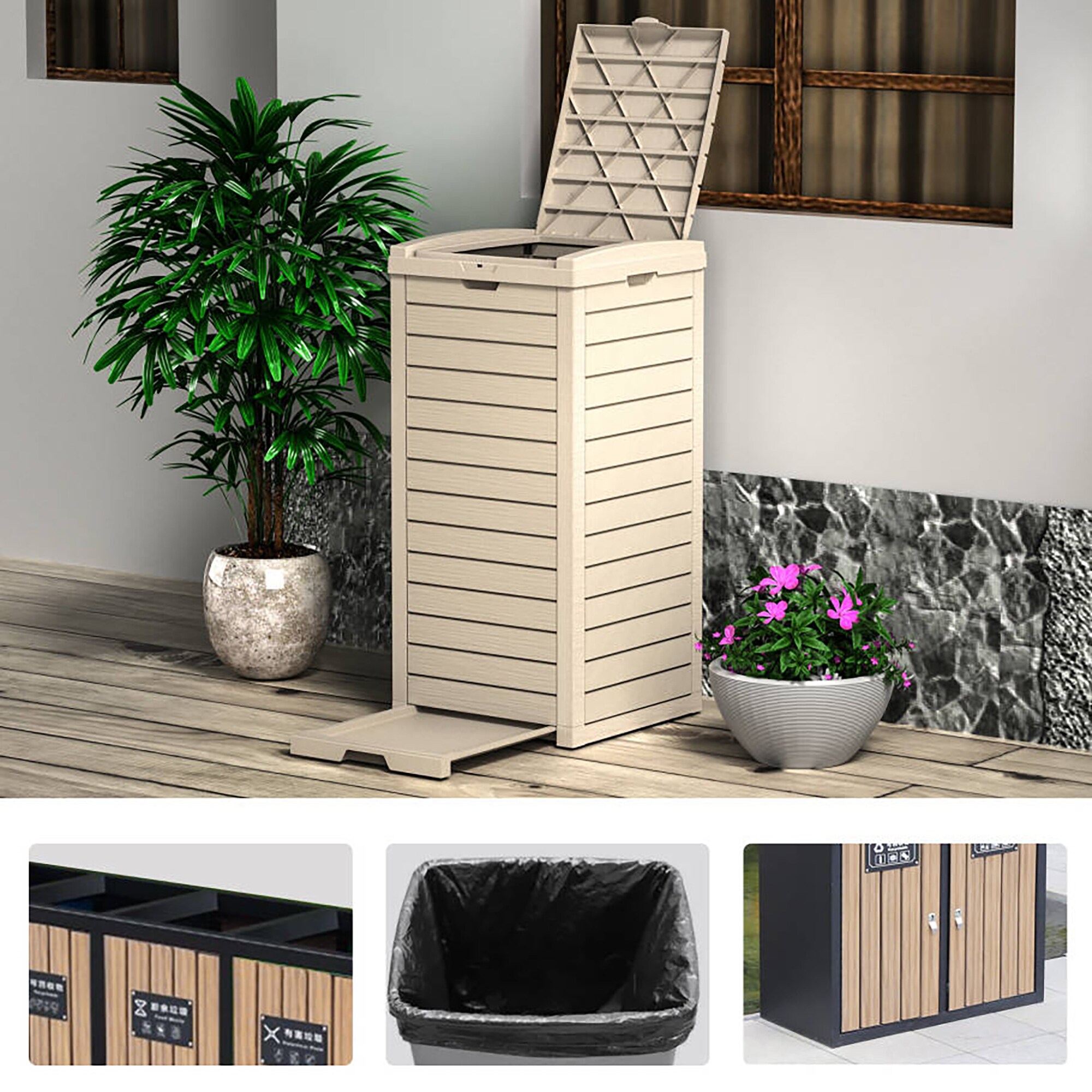 Clihome CL-BT31700LB1 Vinyl-Resin-Storage-Buildings - View #15