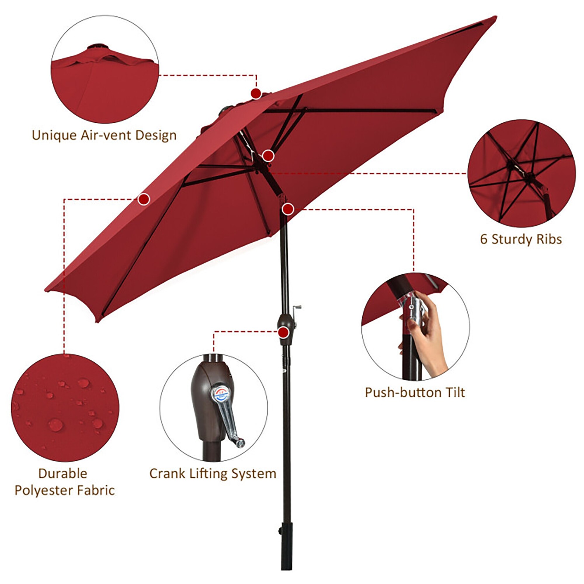 CASAINC ED-UM9H200004 Umbrellas-2 - View #5