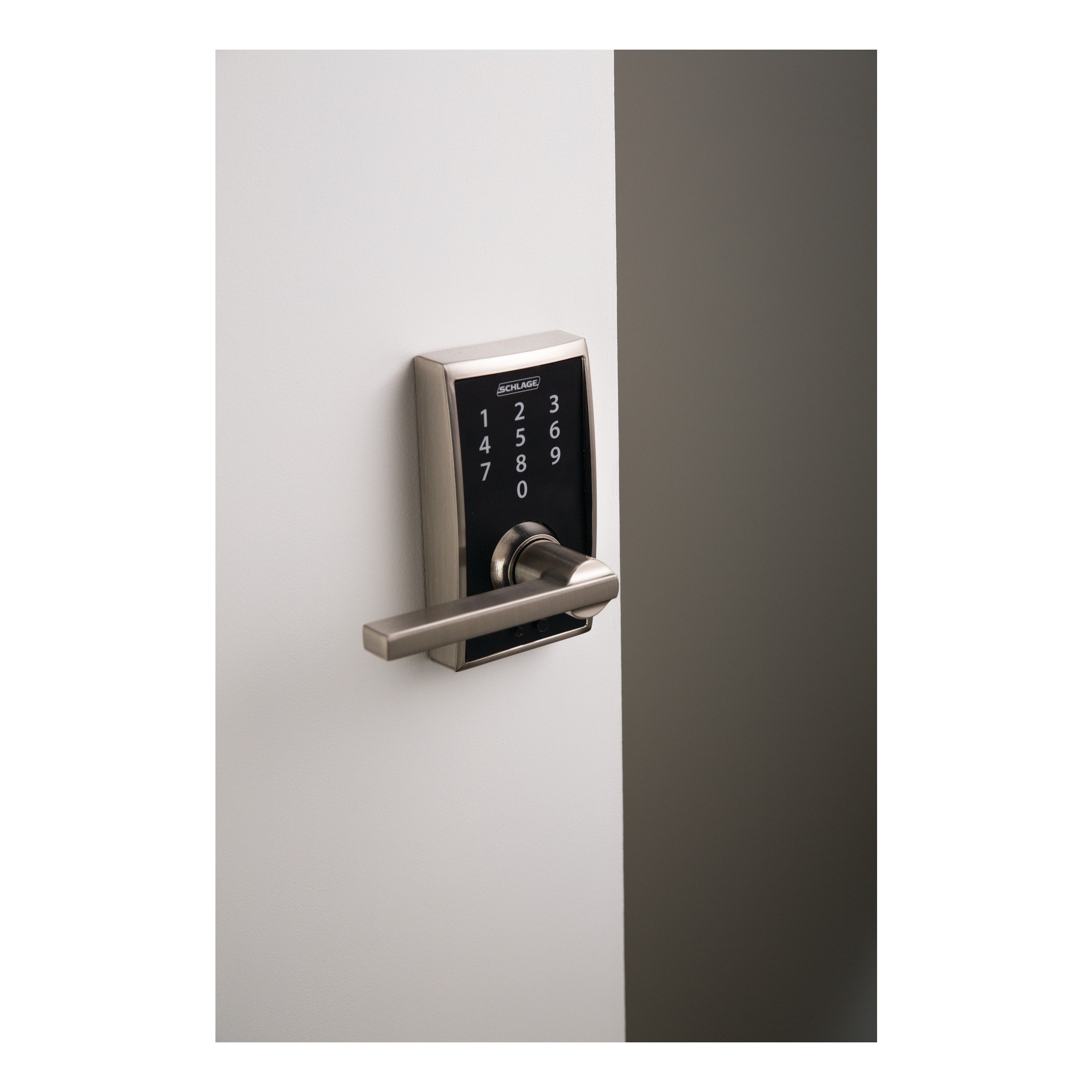 Schlage Touch Century-Latitude Satin Nickel Electronic Handle Touchscreen Keypad FE695 CEN 619 LAT Sansujyuku sansujyuku.com