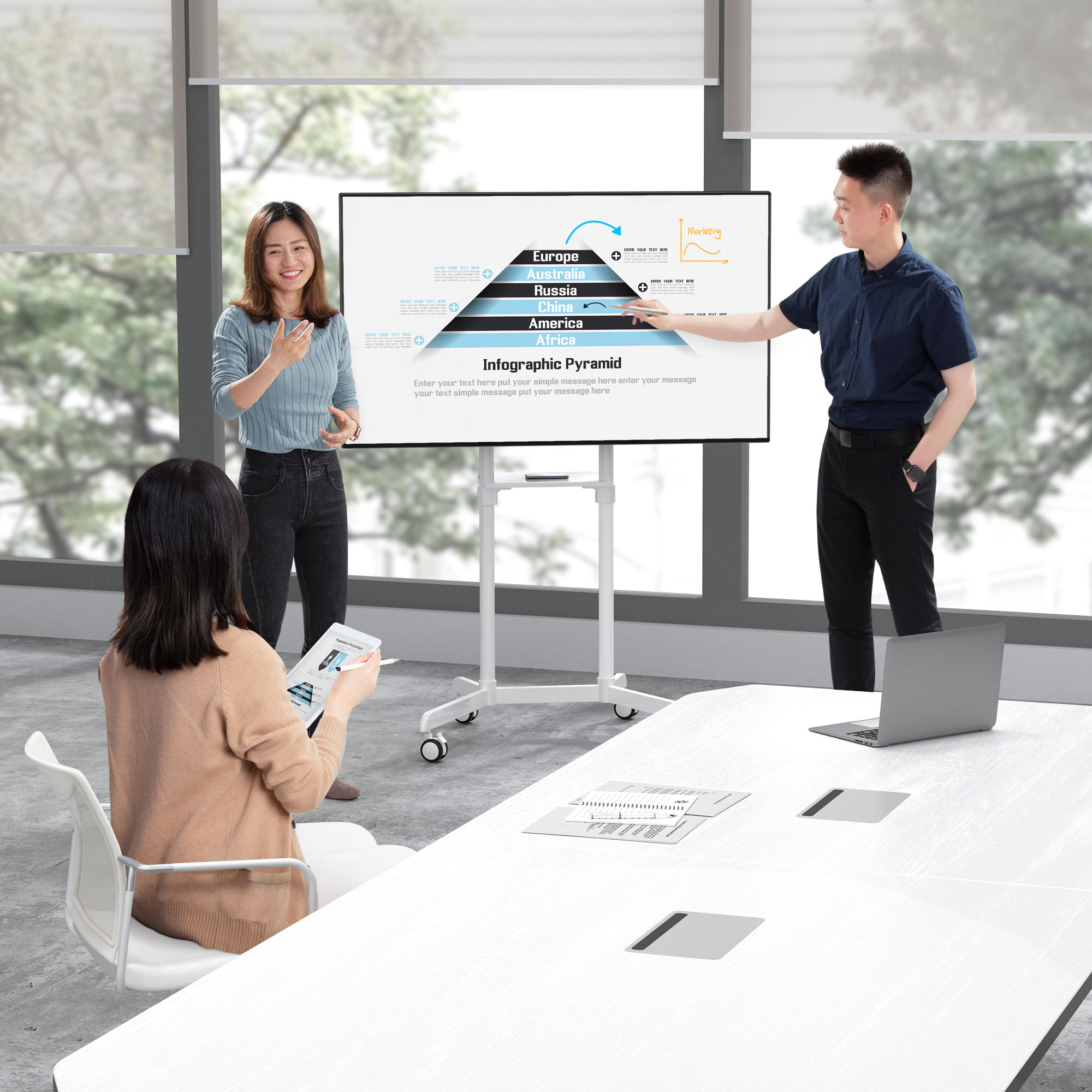 Mount-It! MI-8001 Tv-Stands - View #8