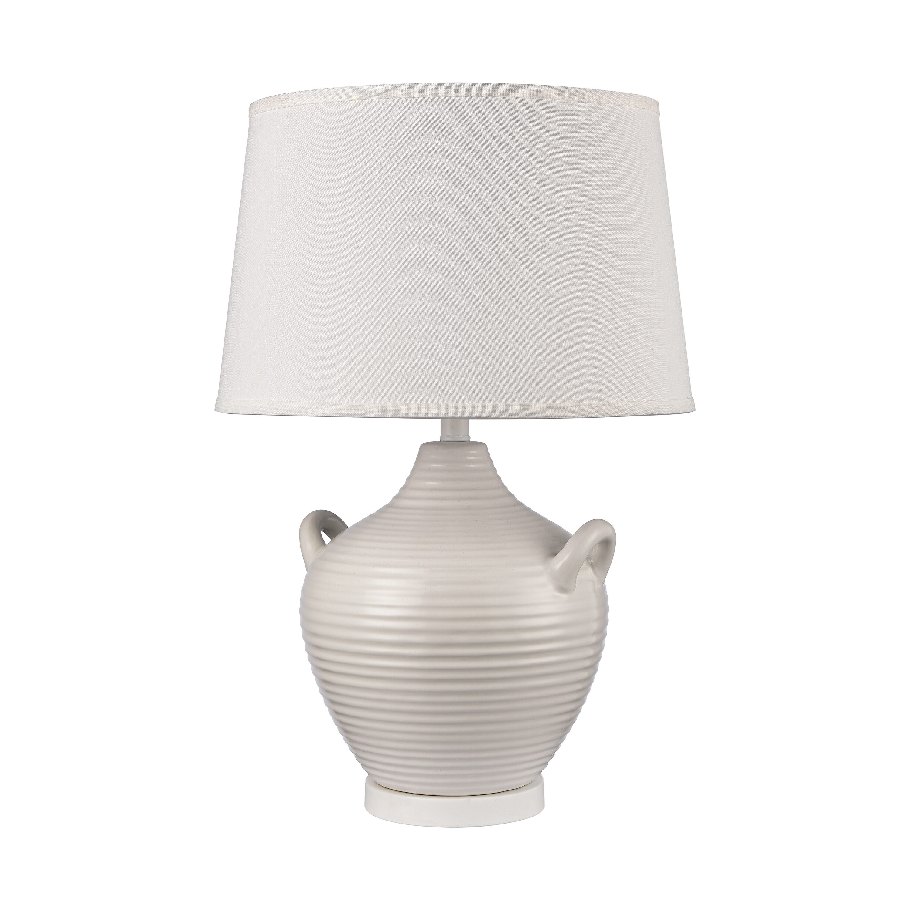 Westmore by ELK Lighting Huntington 10in Gloss White 3way Table Lamp