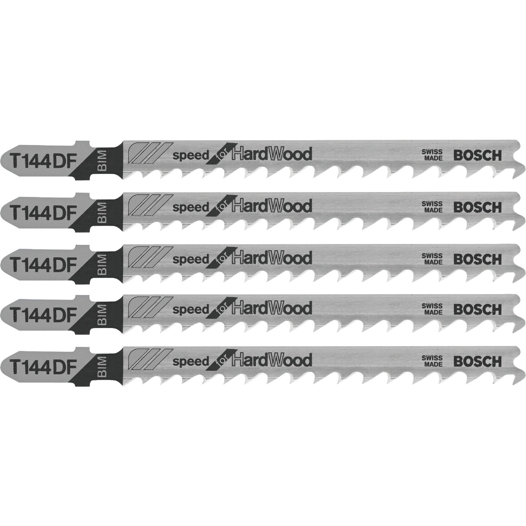 Bosch  T144D T-Shank Jigsaw Blade 4-Inch 6 TPI High-Carbon Steel