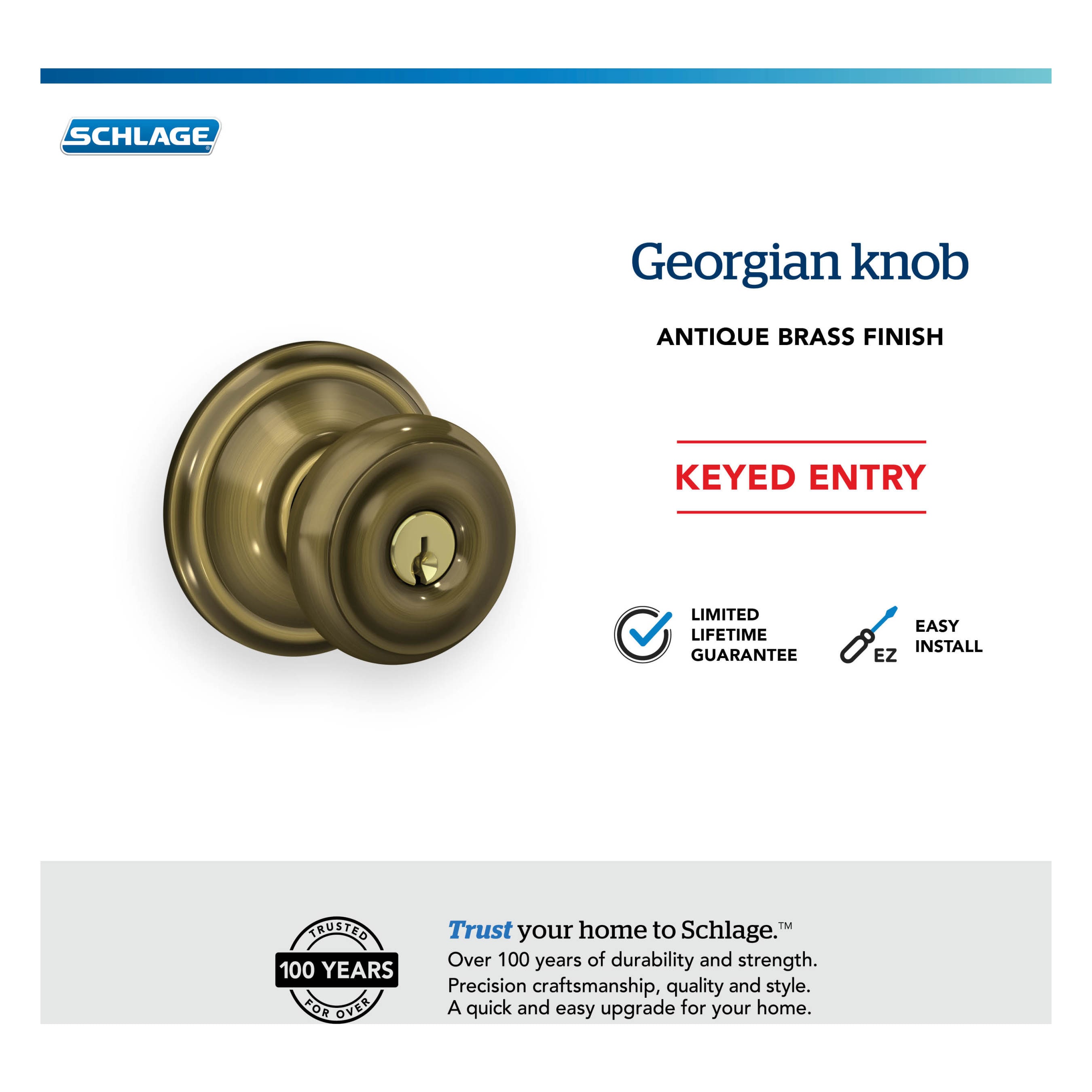 Schlage F51 V GEO 609 Door-Knobs - View #9