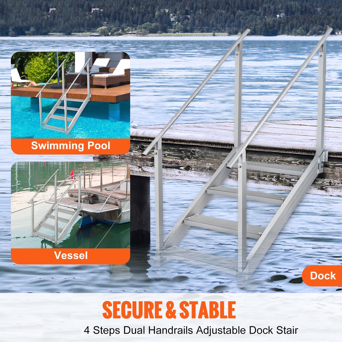 Loheer T3342P476761 Above-Ground-Pool-Lad-Steps - View #3