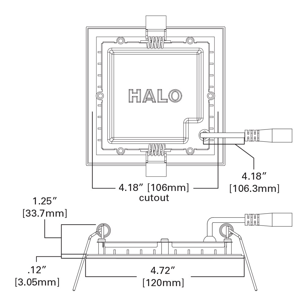 HALO HLB4S069FSE010MWR Led-Retrofit-Downlight - View #3