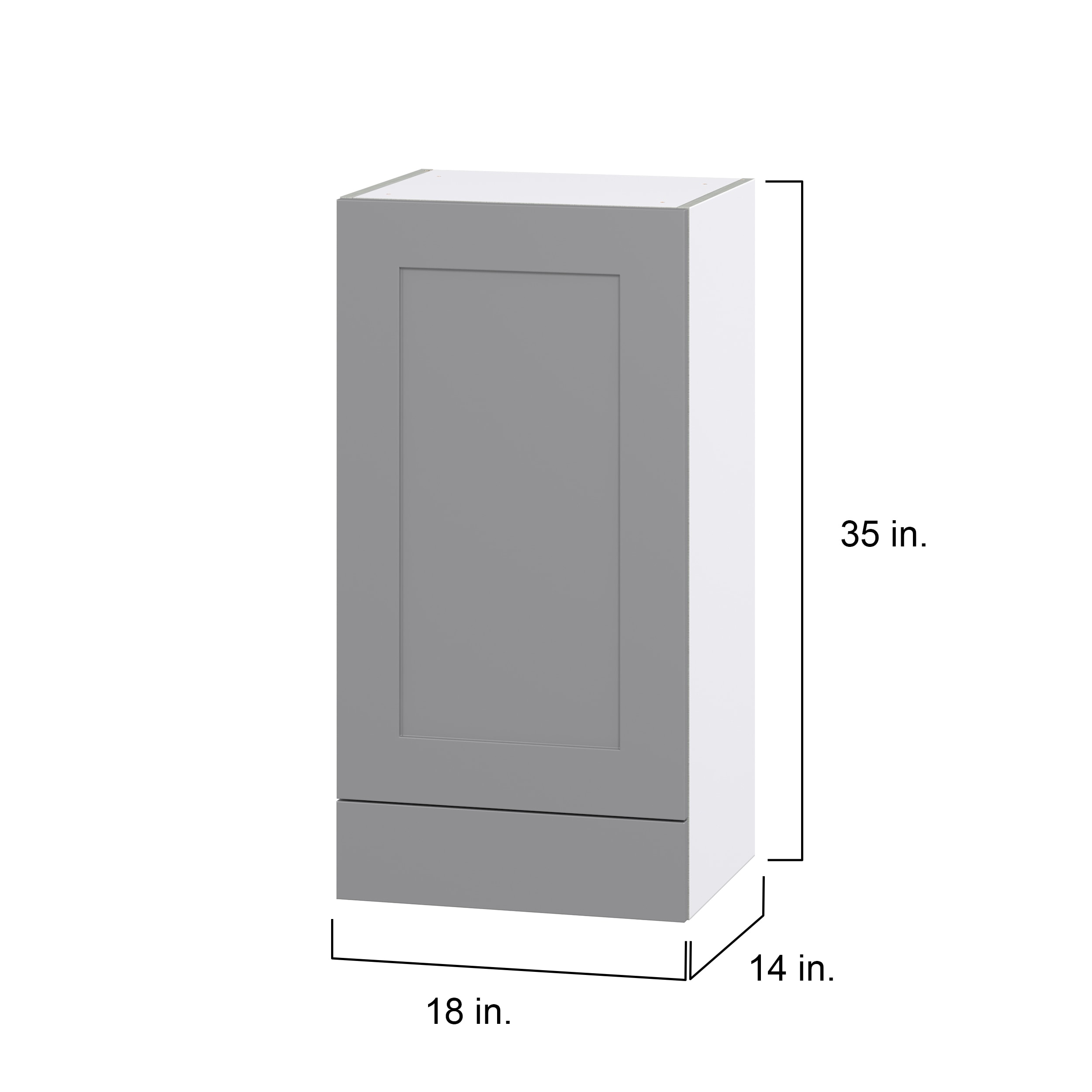 Hugo&Borg DSW1835A(L/R)-BM Cabinets-Kitchen - View #4