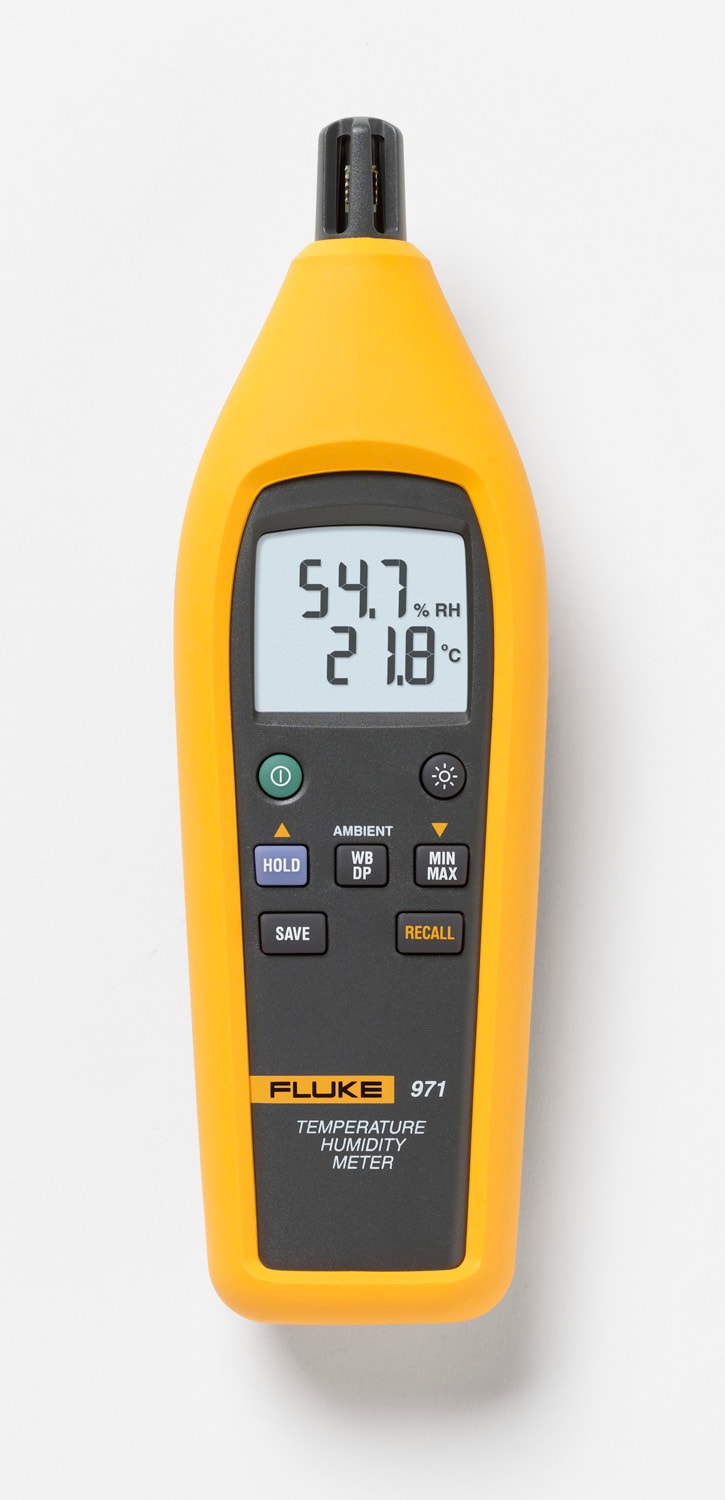 Fluke 971 Temperature Humidity Lcd Display Moisture Meter in the