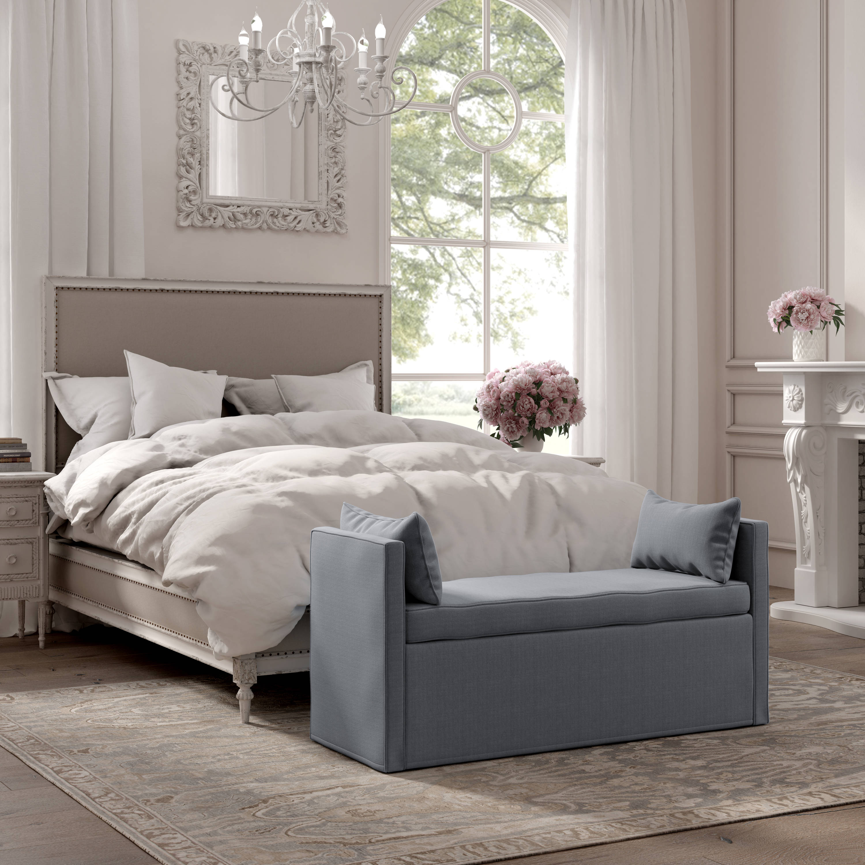 Rustic Manor SBH221-03DG-LS bench - View #4
