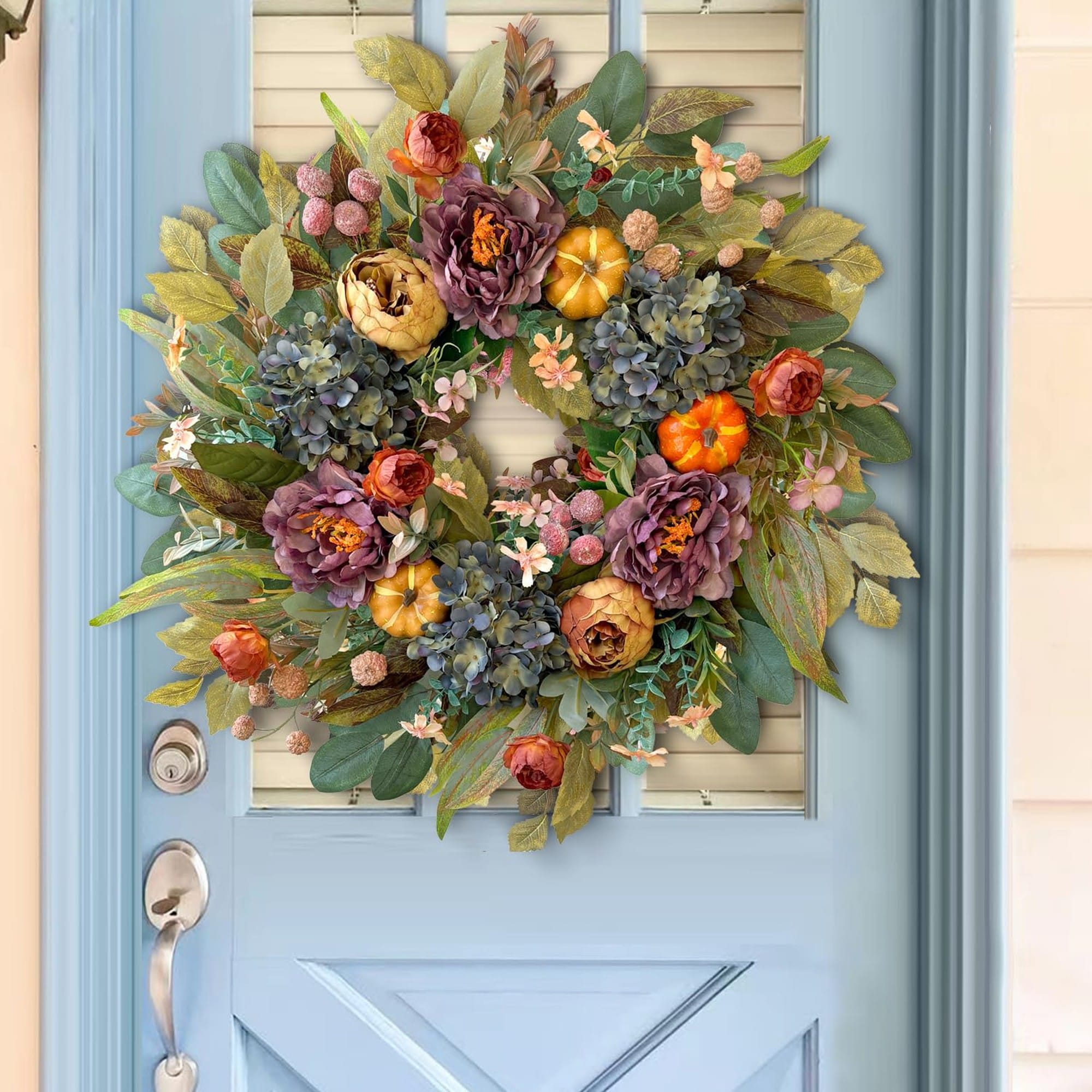 Numhew NHBEN408711 Artificial-Thanksgiving-Wreaths - View #5