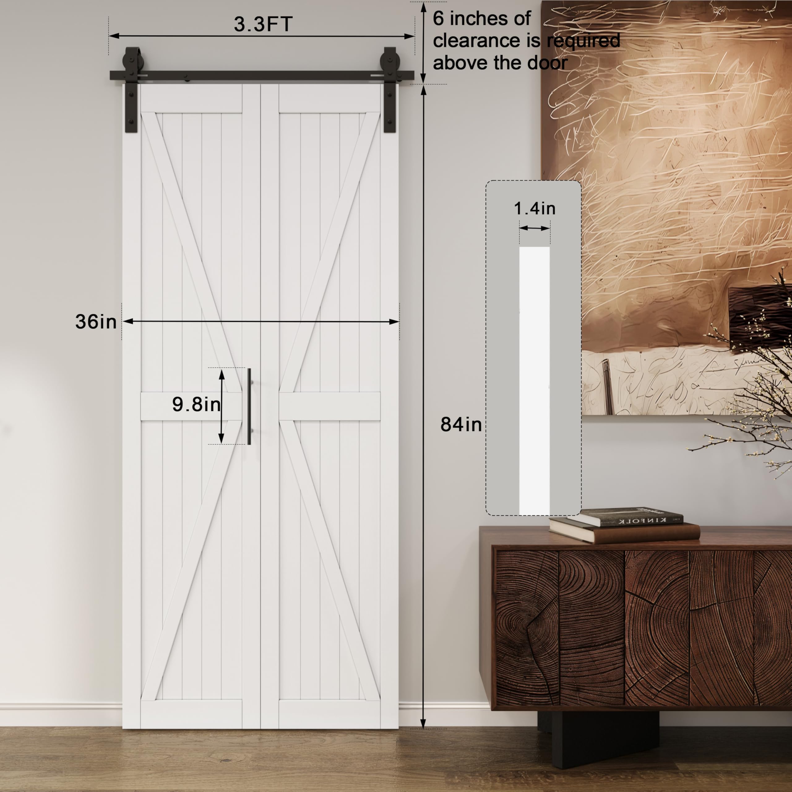 LOVMOR SF-L-ZDM3684WG Bifold-Closet-Door-Hware-Kits - View #4