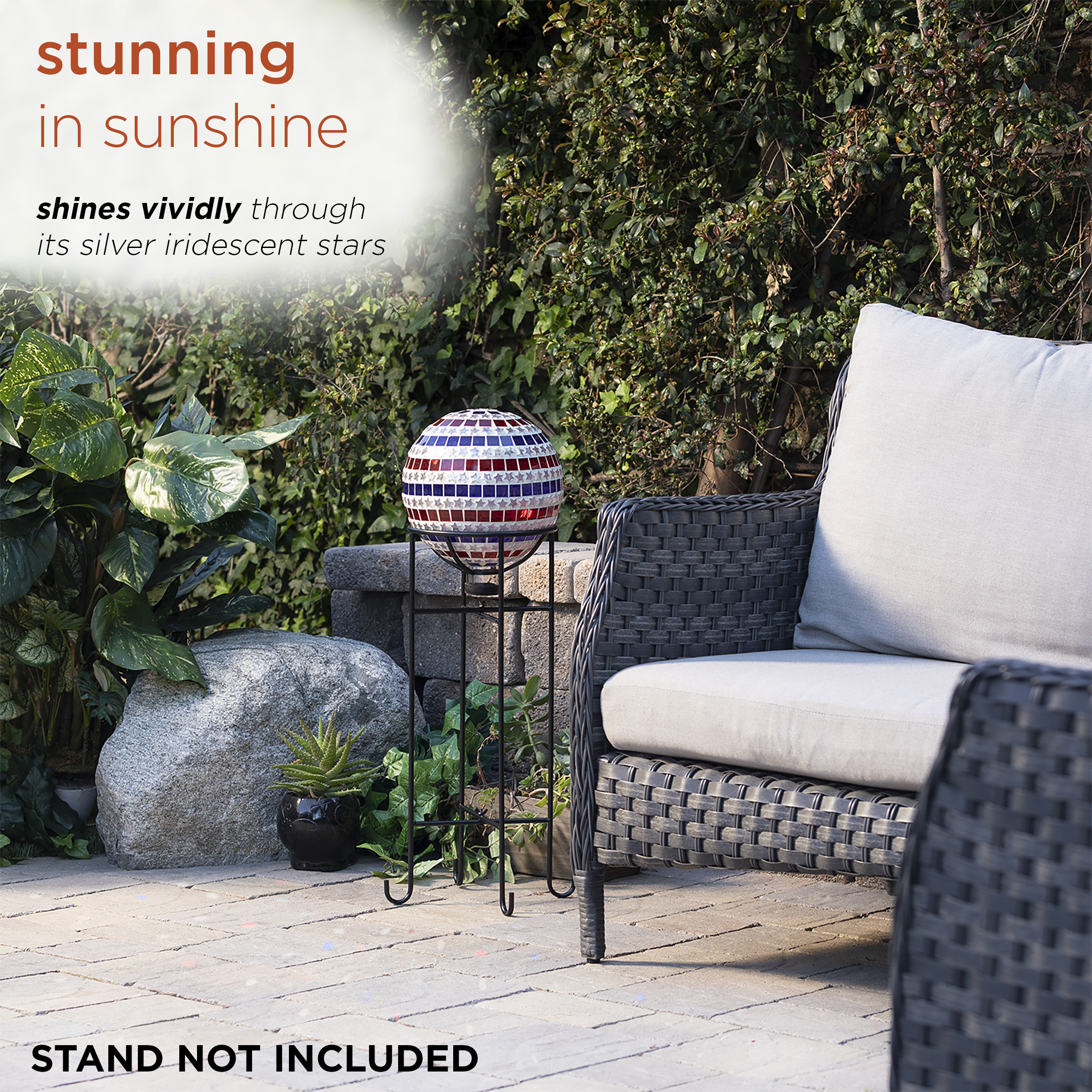 Alpine Corporation HGY434 Gazing-Ball-Stand - View #4