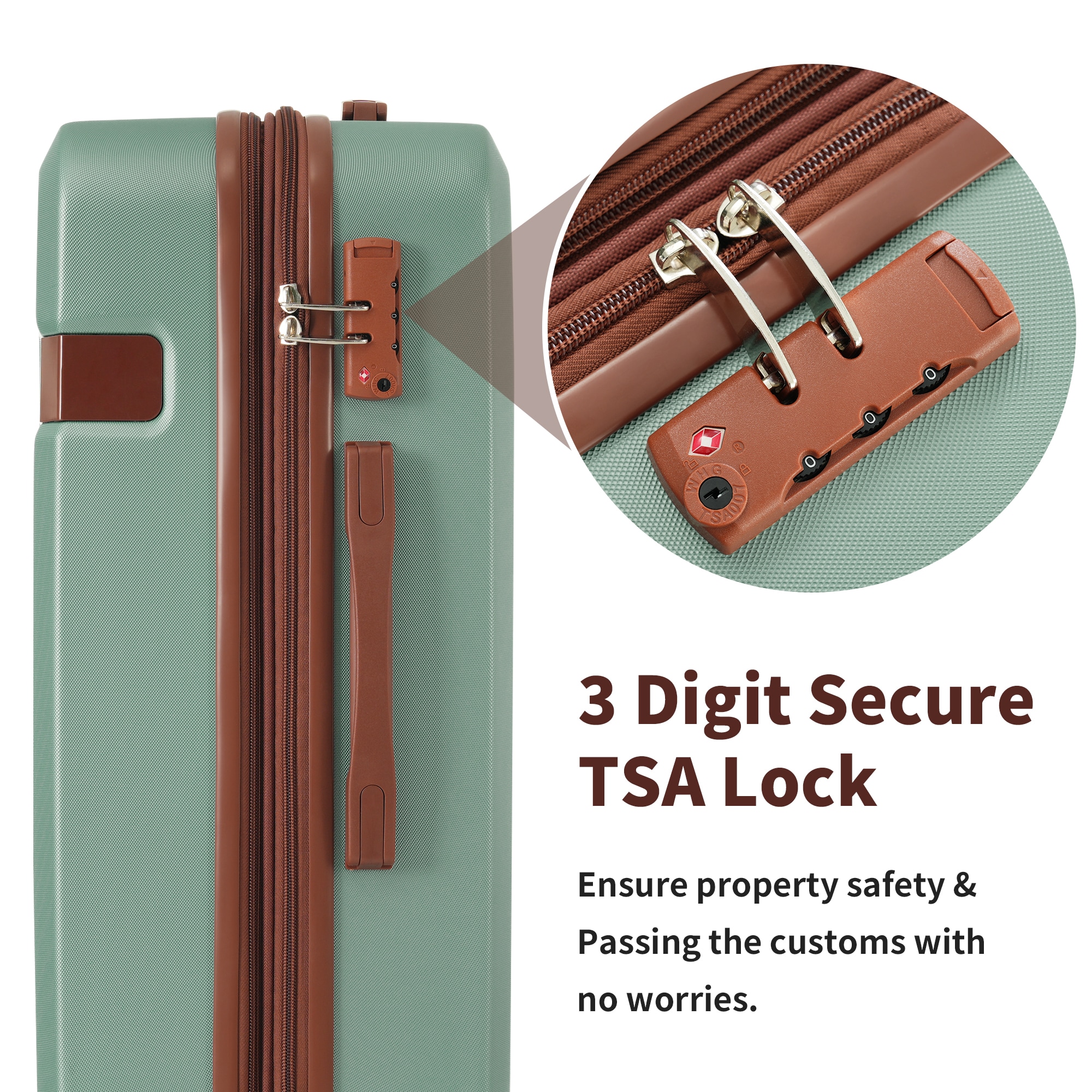 ModernLuxe N732P197378F Luggage-And-Luggage-Sets - View #7