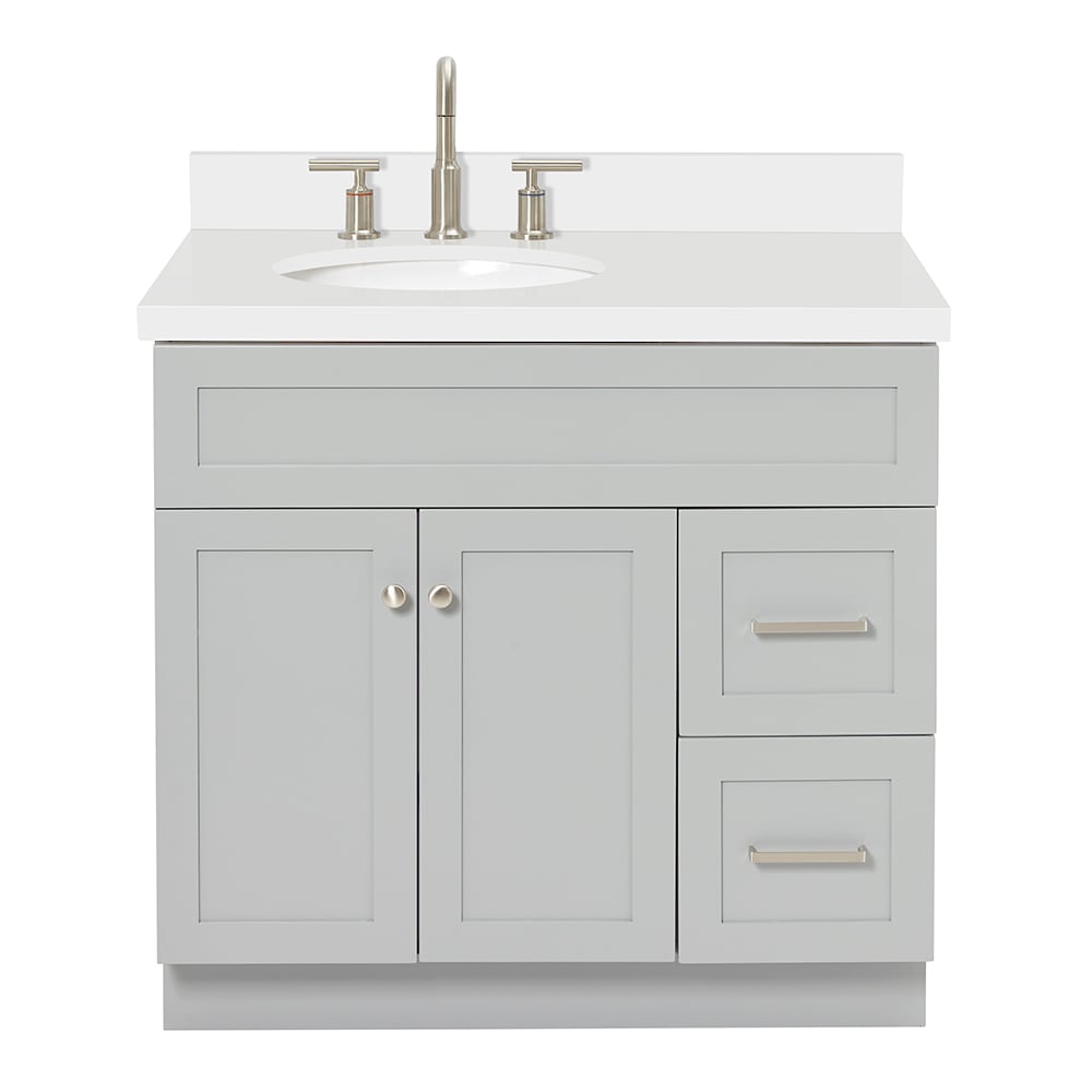 ARIEL F037SLWQOVOGRY Bath-Vanity-Combo - View #2